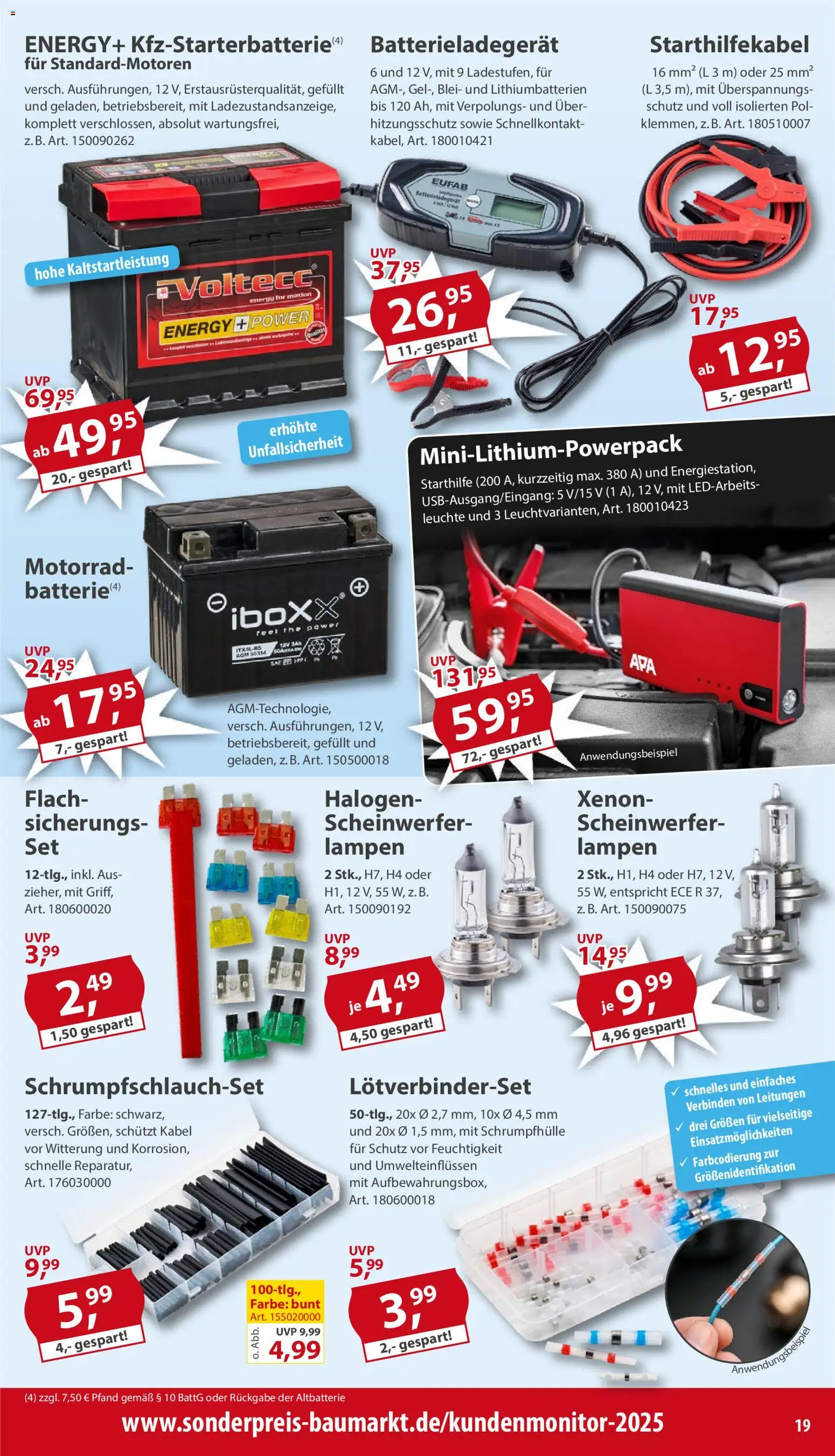 Sonderpreis Baumarkt Prospekt 	 – gültig ab 28.03.2026 | Seite: 19 | Produkte: Kabel, Energy