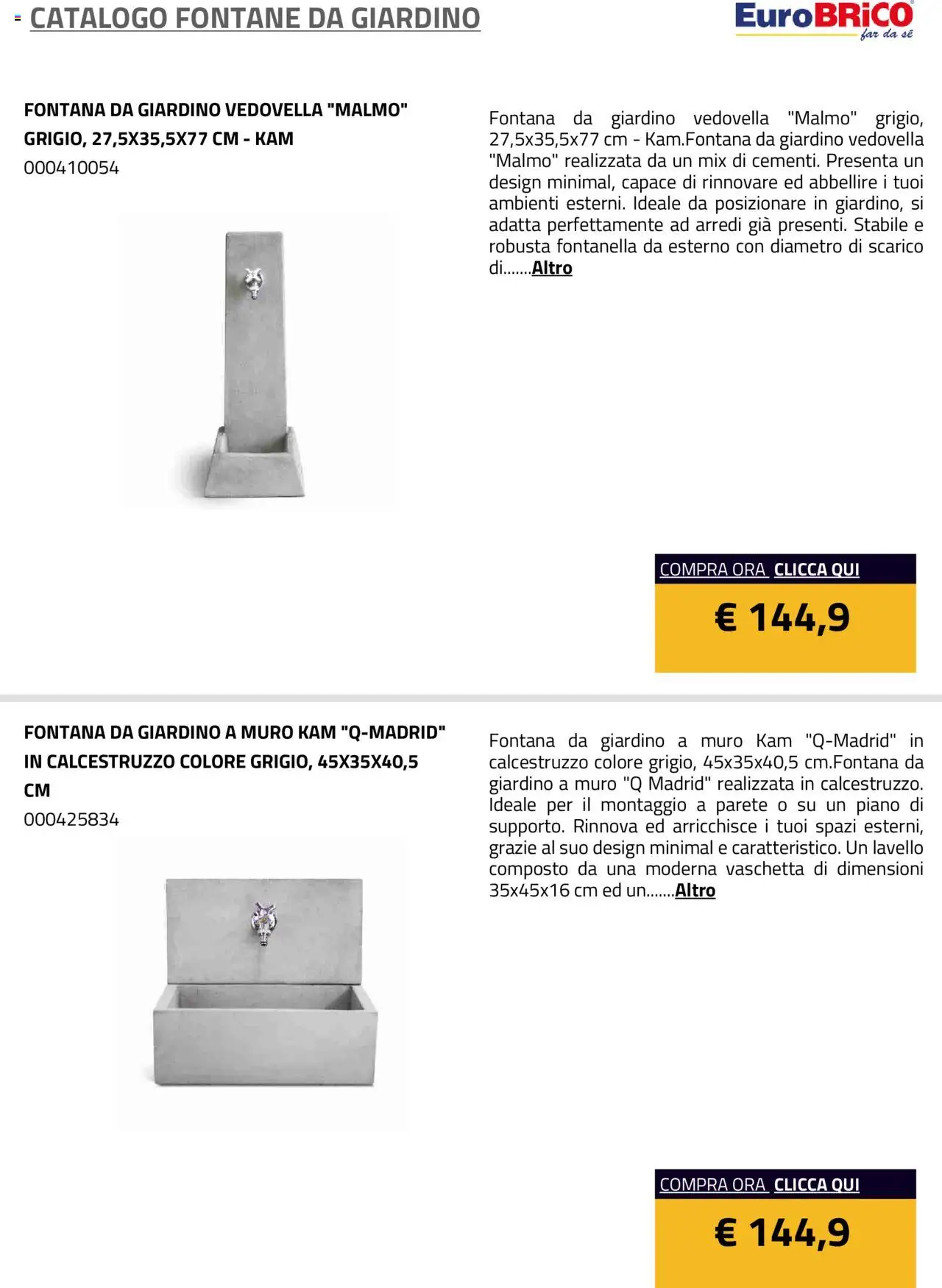 Volantino Eurobrico del 23.07.2025 | Pagina: 12 | Prodotti: Lavello