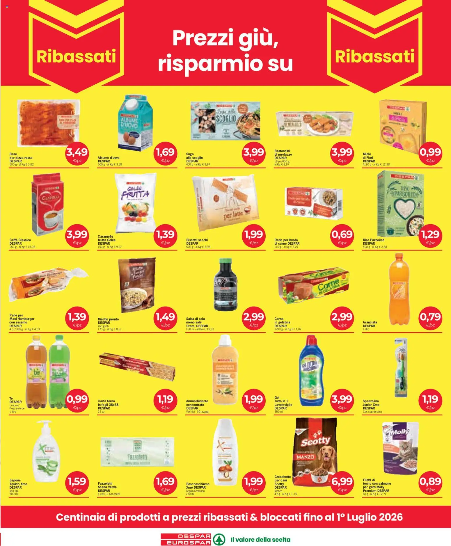 Volantino Eurospar del 09.04.2026 | Pagina: 11 | Prodotti: Sapone, Pane, Salmone, Latte