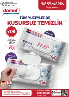 04.08.2025 tarihinden itibaren geçerli olan Rossmann kataloğu önizlemesi