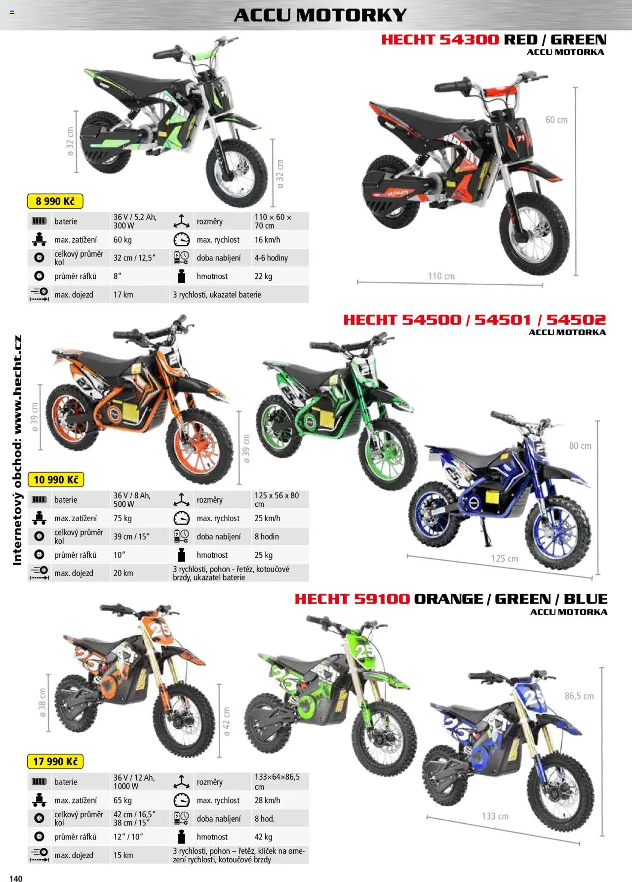 Hecht katalog - Jaro-léto 2025 od 22.04.2025 | Strana: 140 | Produkty: Hodiny, Hecht, Baterie