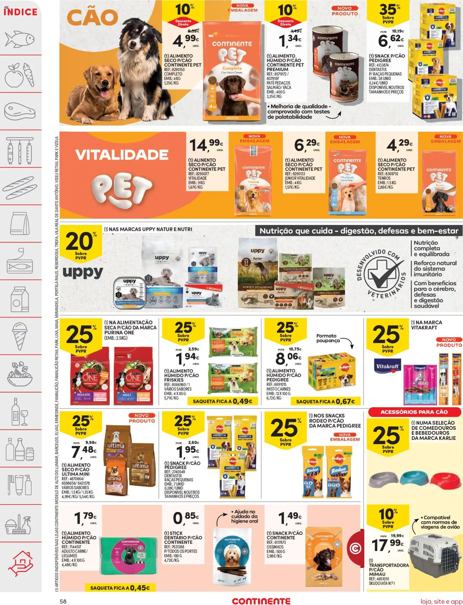 Continente folheto │ válido de 26.12.2025 | Página: 58 | Produtos: Purina one, Cereais