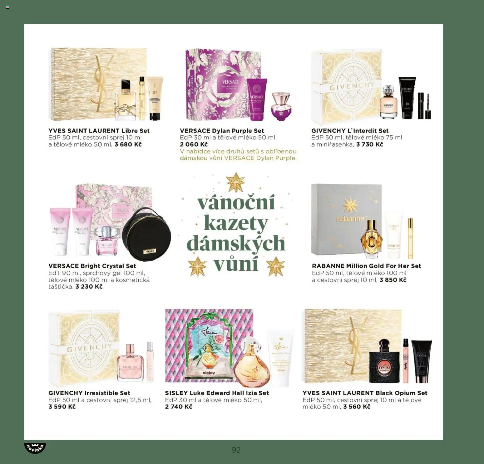 FAnn katalog Vánoce 2025 od 30.10.2025 | Strana: 92 | Produkty: Tělové mléko, Sprchový gel, Mléko