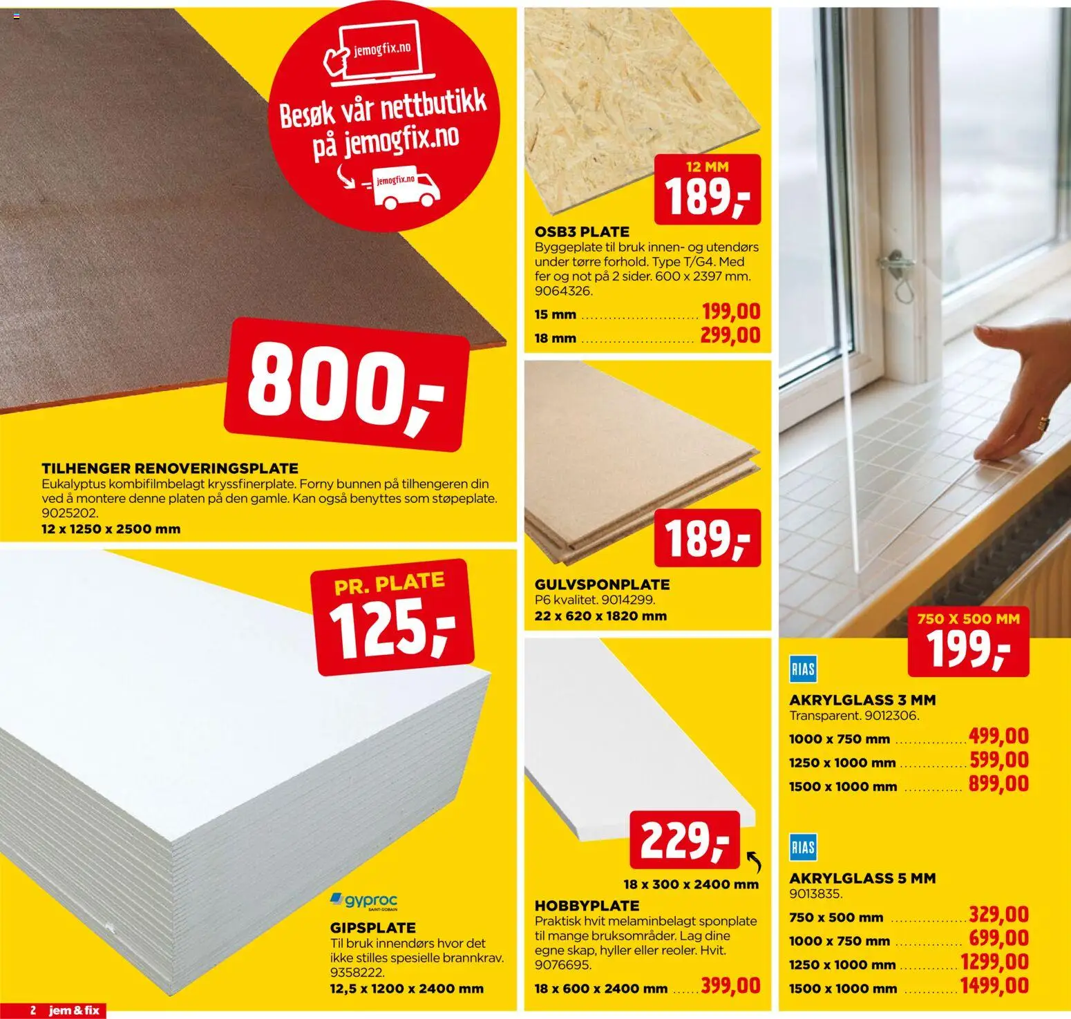 {H1} | Side: 2 | Produkter: Plate