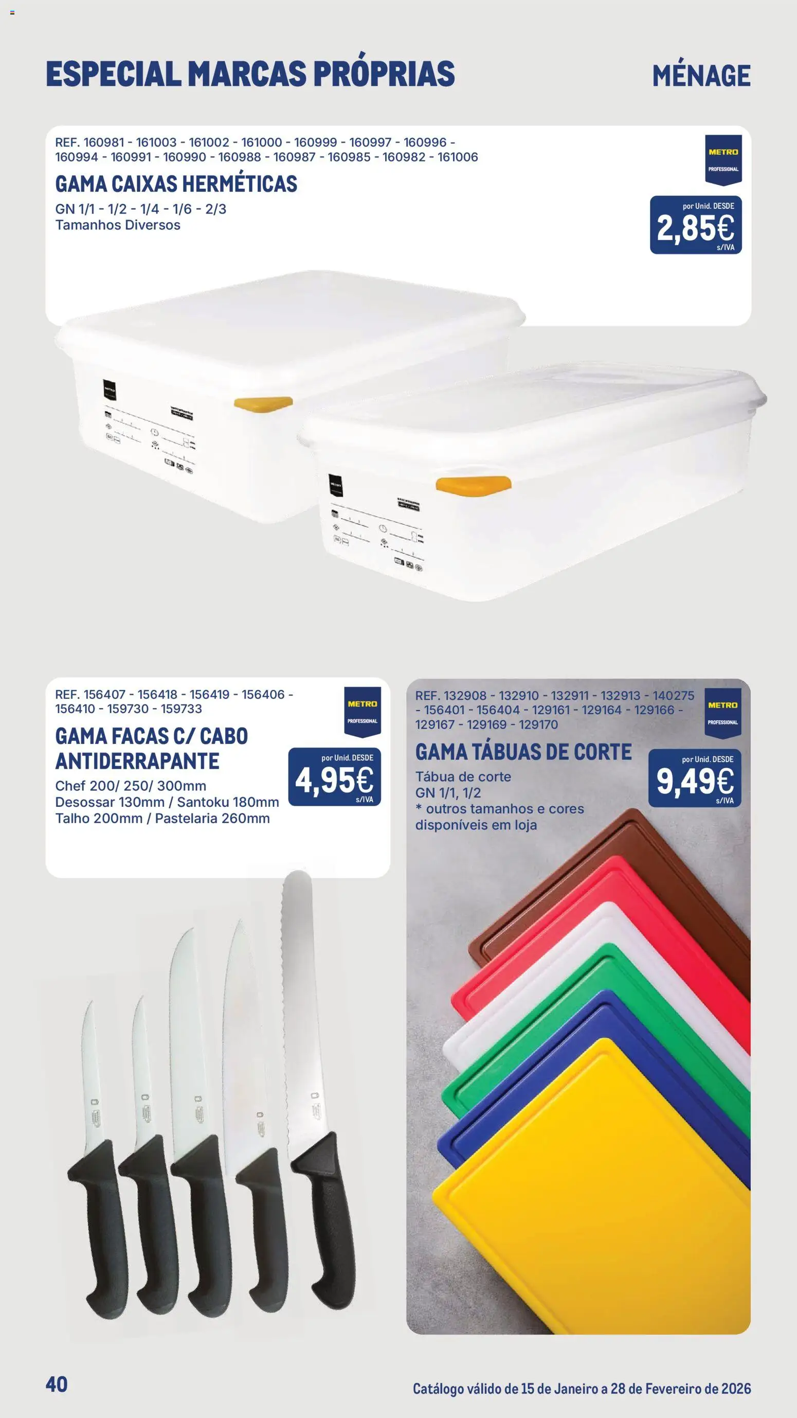 Makro Especial Marcas Próprias  │ válido de 15.01.2026 | Página: 40 | Produtos: Tábua, Cabo