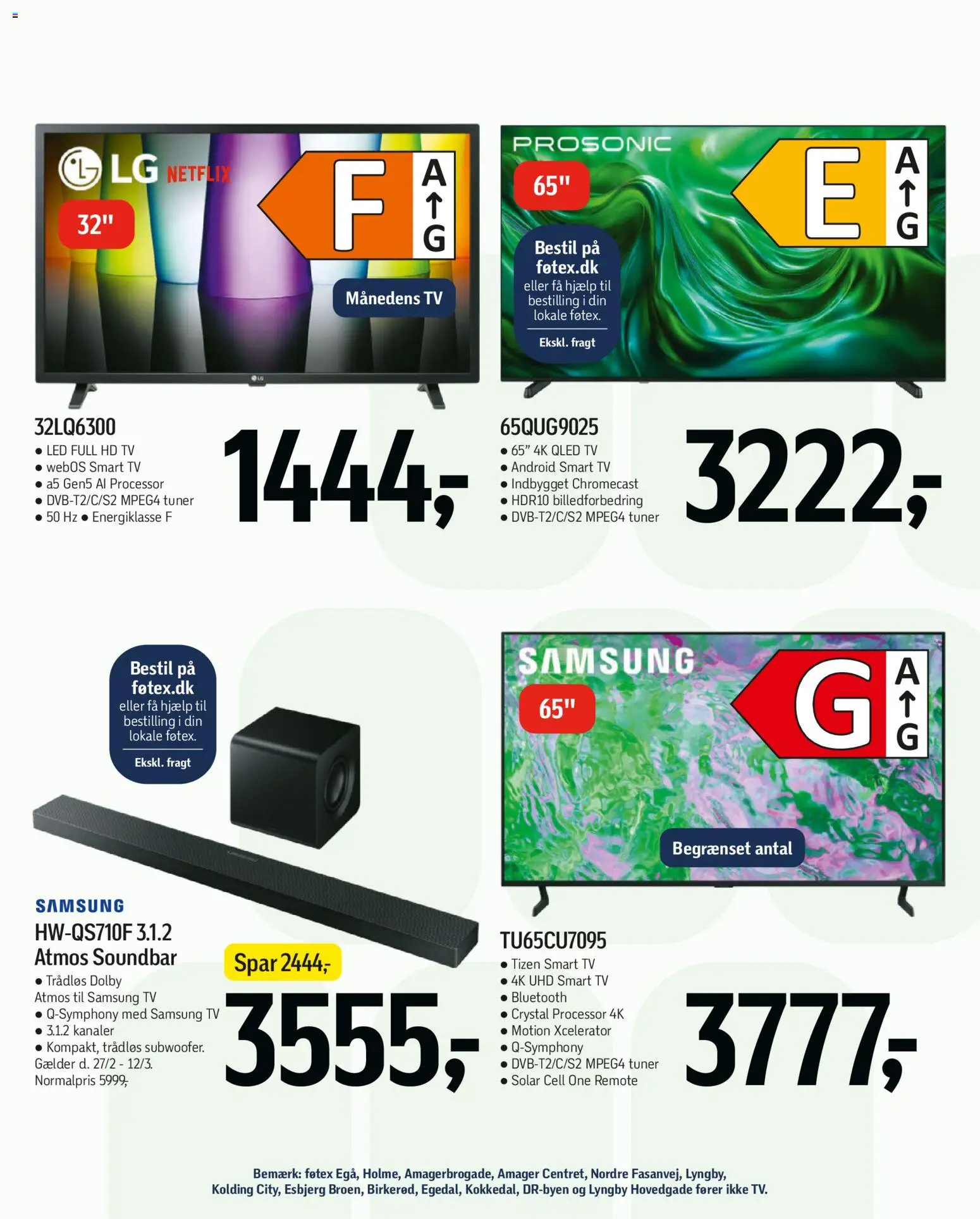 Føtex tilbudsavis – gyldig fra 27.02.2026 | Side: 67 | Produkter: Processor, Soundbar, Smart TV, TV