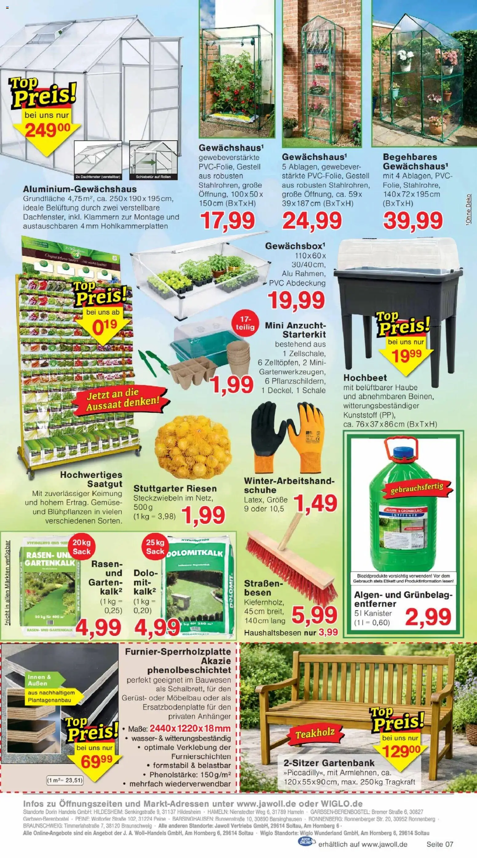 Jawoll Prospekt – gültig ab 16.02.2026 | Seite: 7 | Produkte: Hochbeet, Wasser, Gemüse