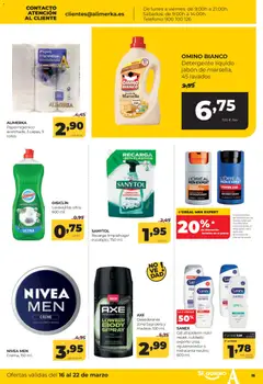 Vista previa Alimerka folleto Asturias válido desde el 16.03.2026 | Página: 15 | Productos: Jabón, Detergente líquido, Lavavajillas, Body