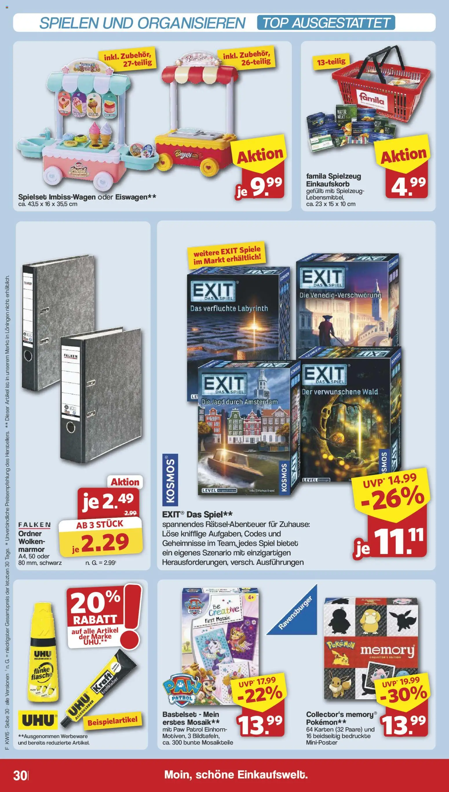 Famila Nordwest Prospekt 	 – gültig ab 07.04.2026 | Seite: 32 | Produkte: Top, Spiel, Burger