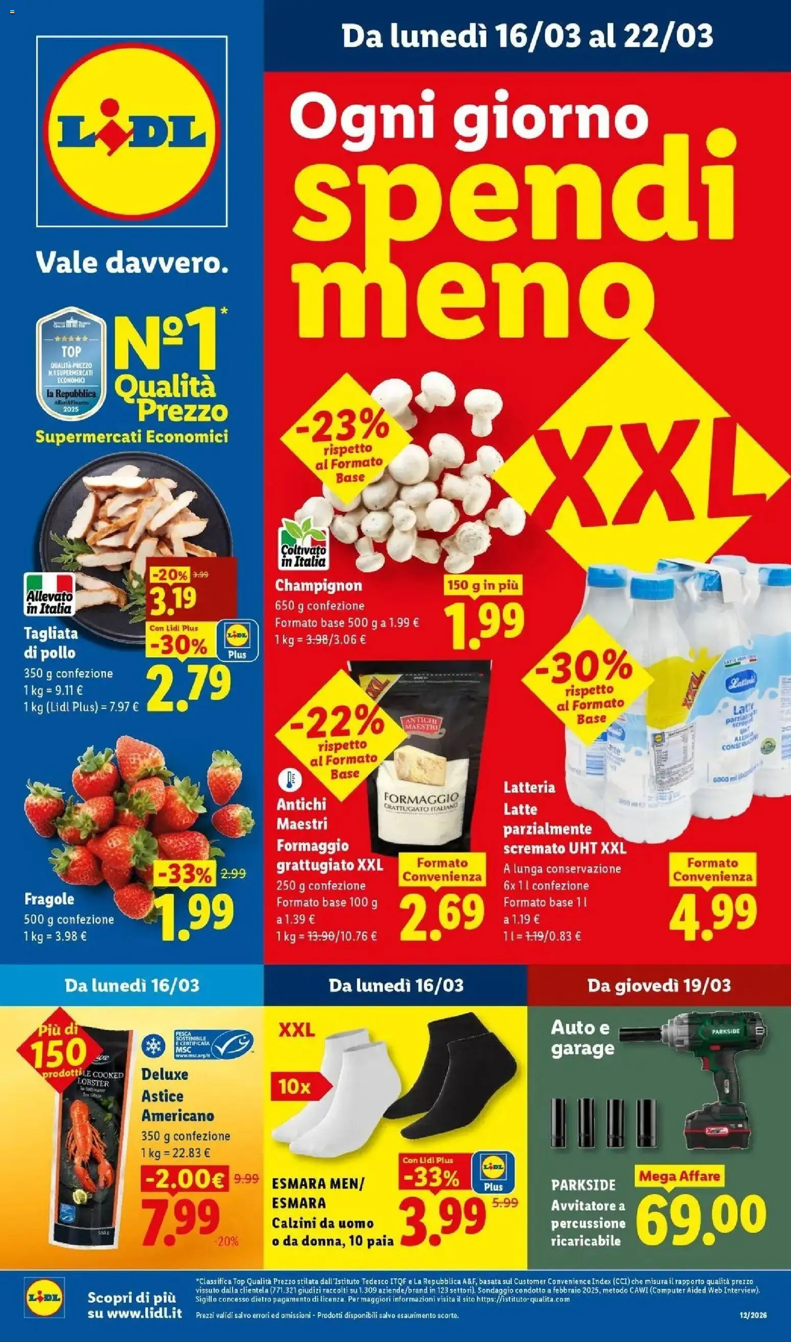Volantino Lidl del 15.03.2026 | Pagina: 1