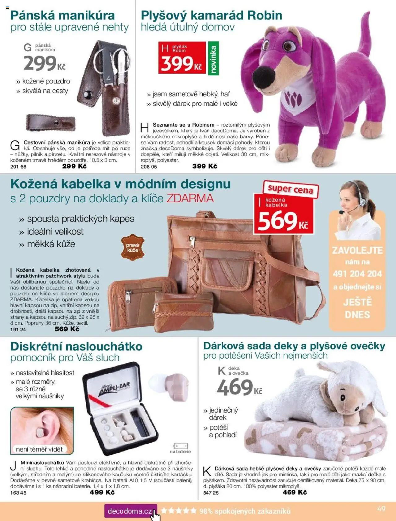 Decodoma katalog Vánoce 2025 od 09.10.2025 | Strana: 49 | Produkty: Pouzdro, Baterie, Nehty, Plyšák