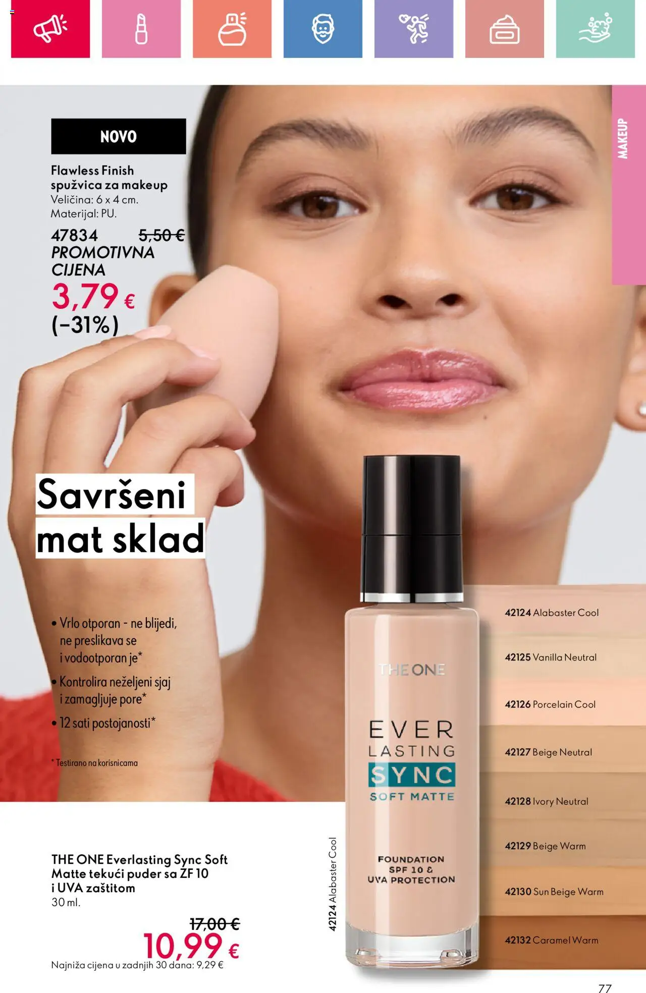Oriflame katalog | vrijedi od 03.08.2025 | Stranica: 77 | Proizvodi: Puder, Finish