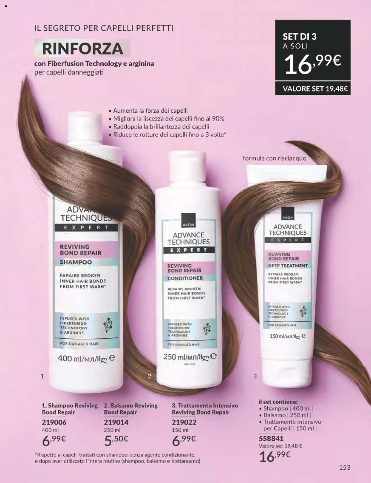 Volantino Avon del 01.02.2026 | Pagina: 153 | Prodotti: Shampoo, Balsamo