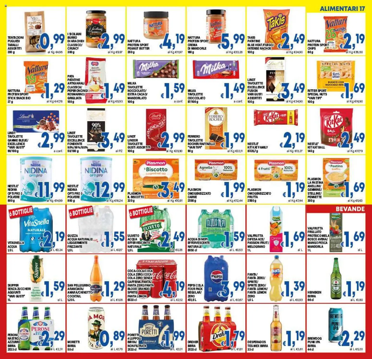 Volantino DEM del 26.01.2026 | Pagina: 17 | Prodotti: Cioccolato, Pesca, Taralli, Pepsi