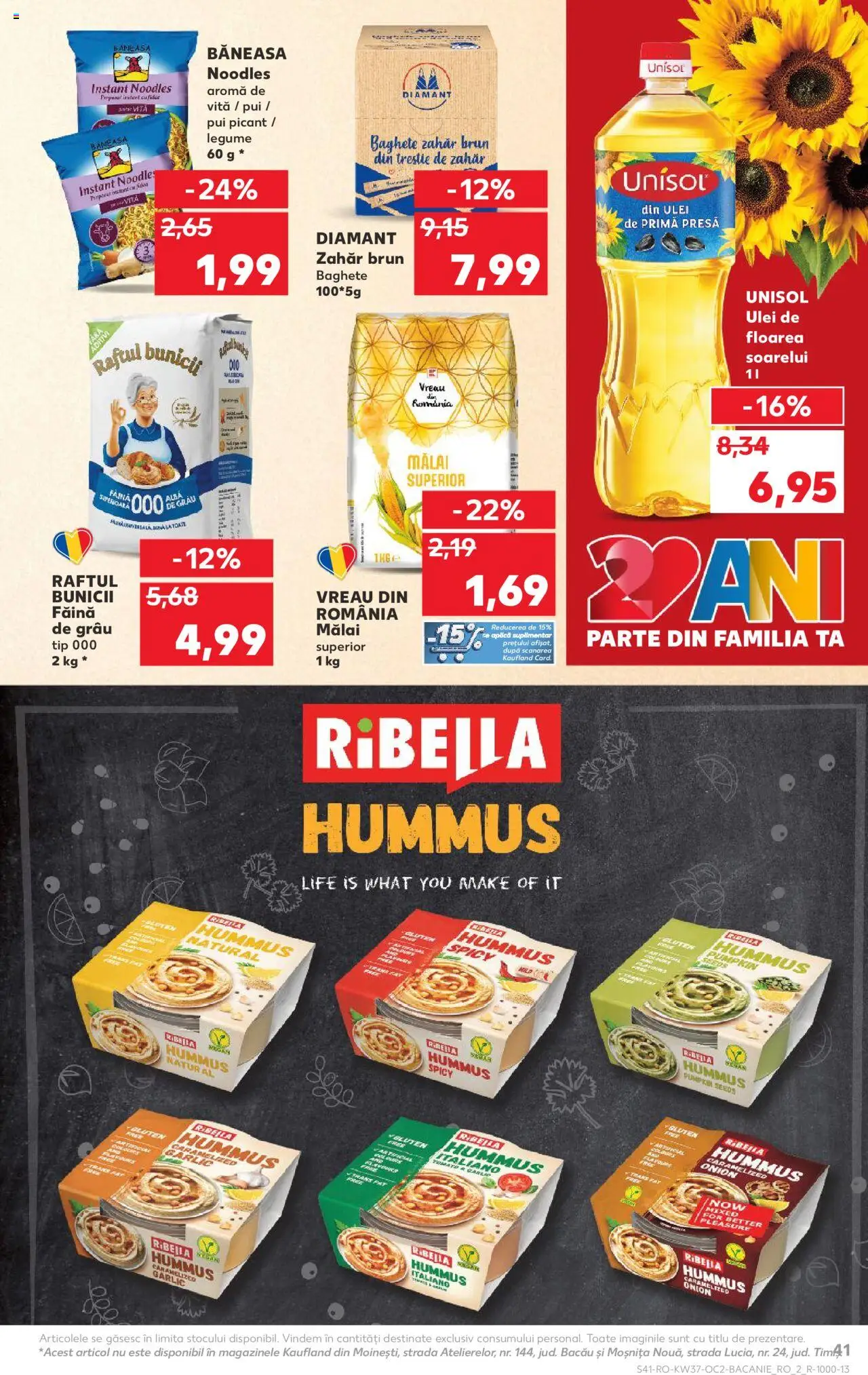 Kaufland RO akciós ujság - amely érvényes a következő dátumtól: 10.09.2025 | Oldal: 41 | Termékek: Vegán