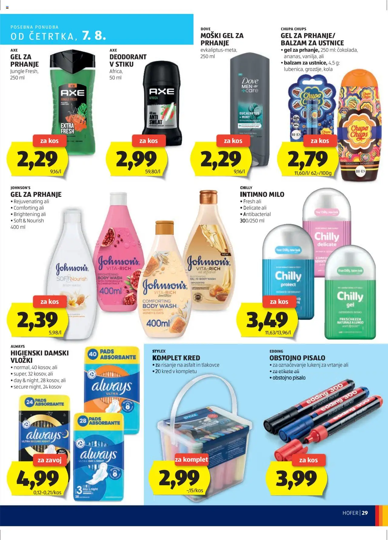 Hofer SI katalog | vrijedi od 31.07.2025 | Stranica: 29 | Proizvodi: Dove