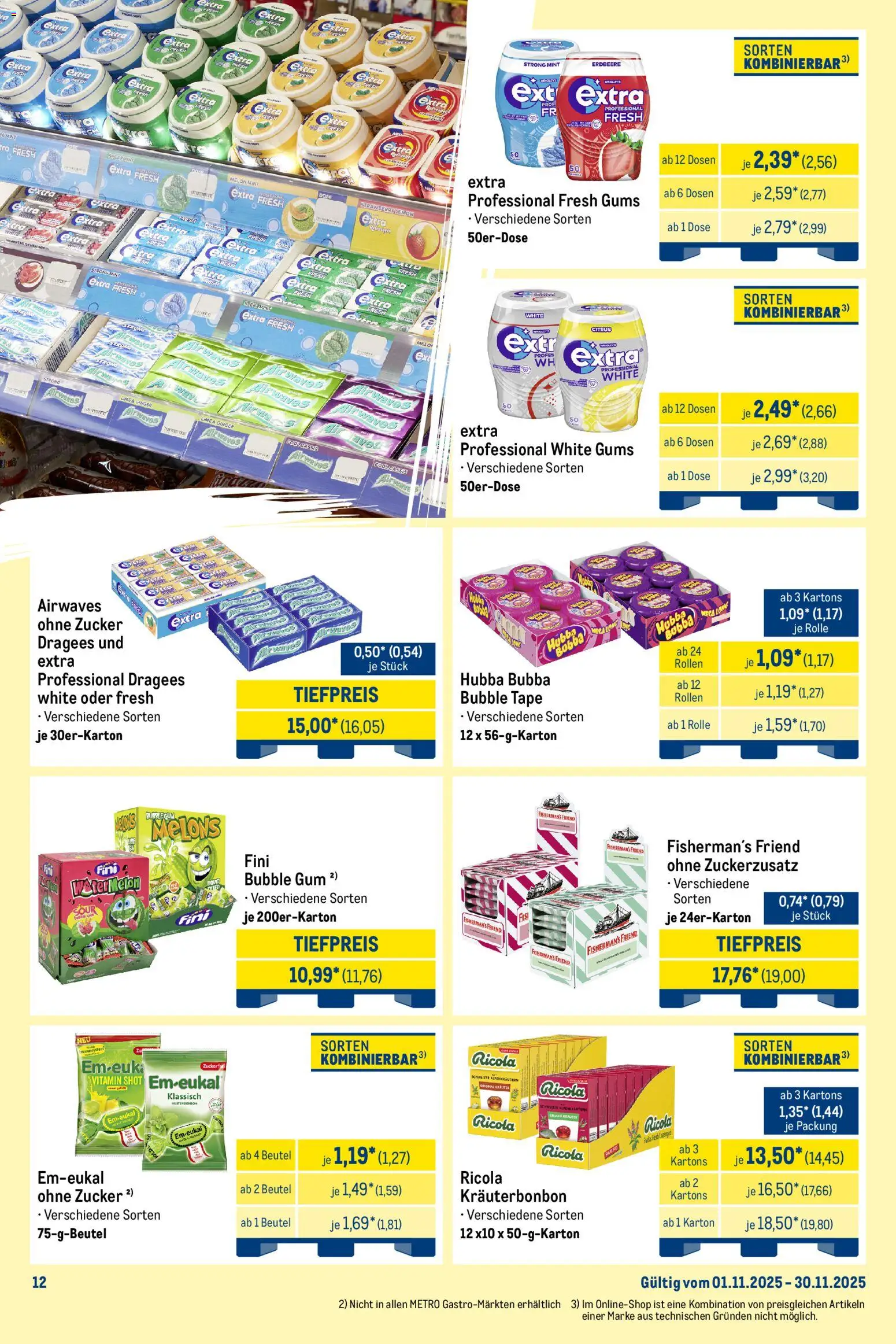Metro Monats-Mix – gültig ab 01.11.2025 | Seite: 12 | Produkte: Zucker