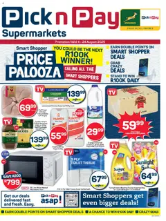 Preview of Pick n Pay specials valid from 04.08.2025