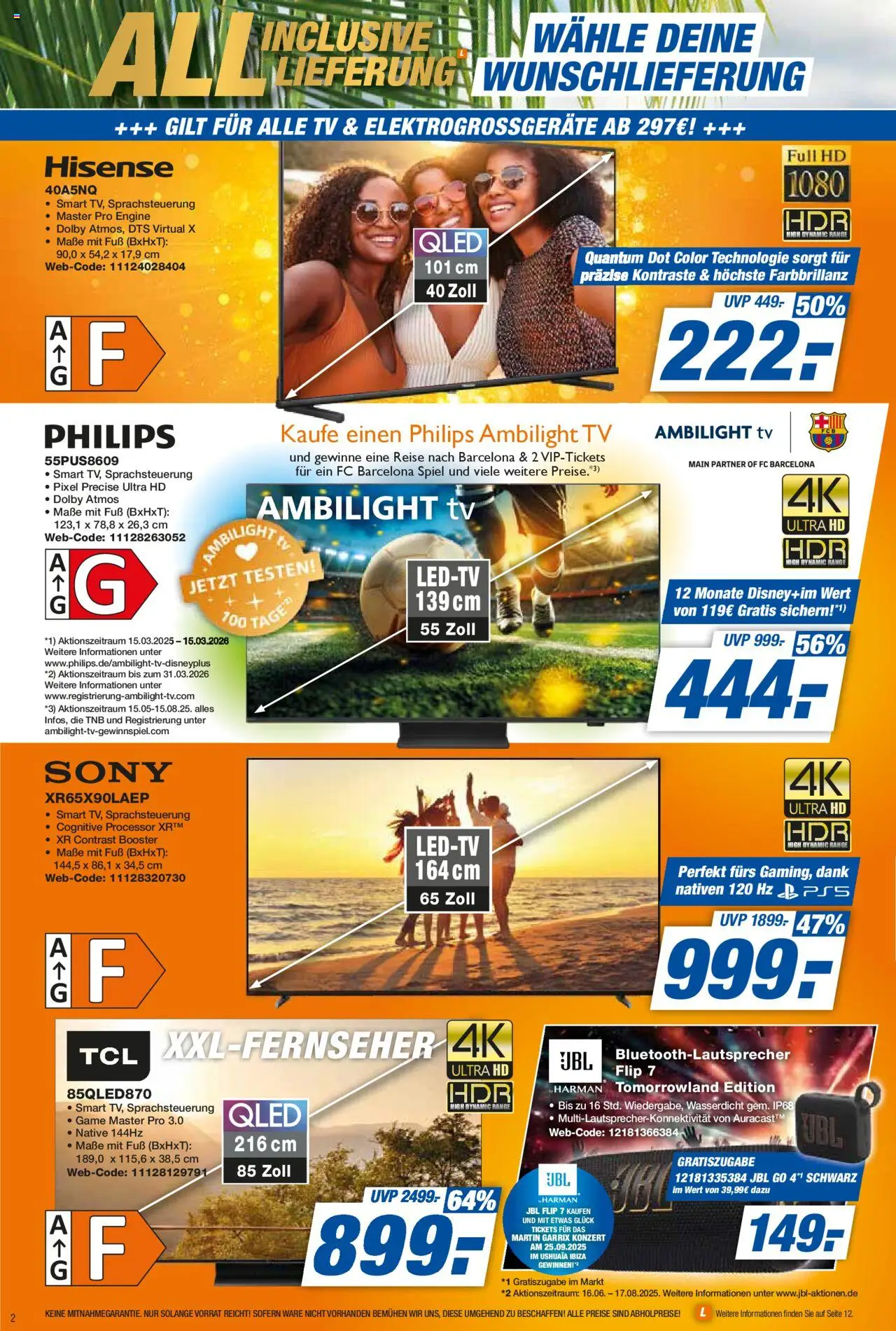 Expert Prospekt 	 - gültig ab dem 18.07.2025 | Seite: 2 | Produkte: Spiel, Sony, Philips, TV