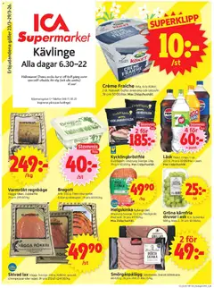 ICA Supermarket - Kävlinge - Förhandsvisning av reklamblad från butik ICA Supermarket aktuell från 23.03.2026
