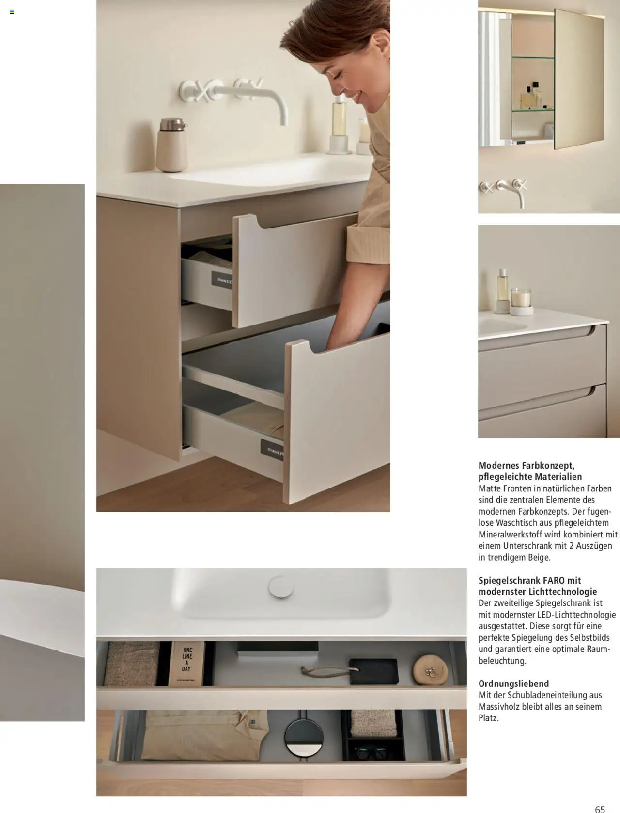 Fust Badezimmermagazin ab 05.05.2025 | Seite: 65 | Produkte: Waschtisch, Spiegelschrank, Unterschrank