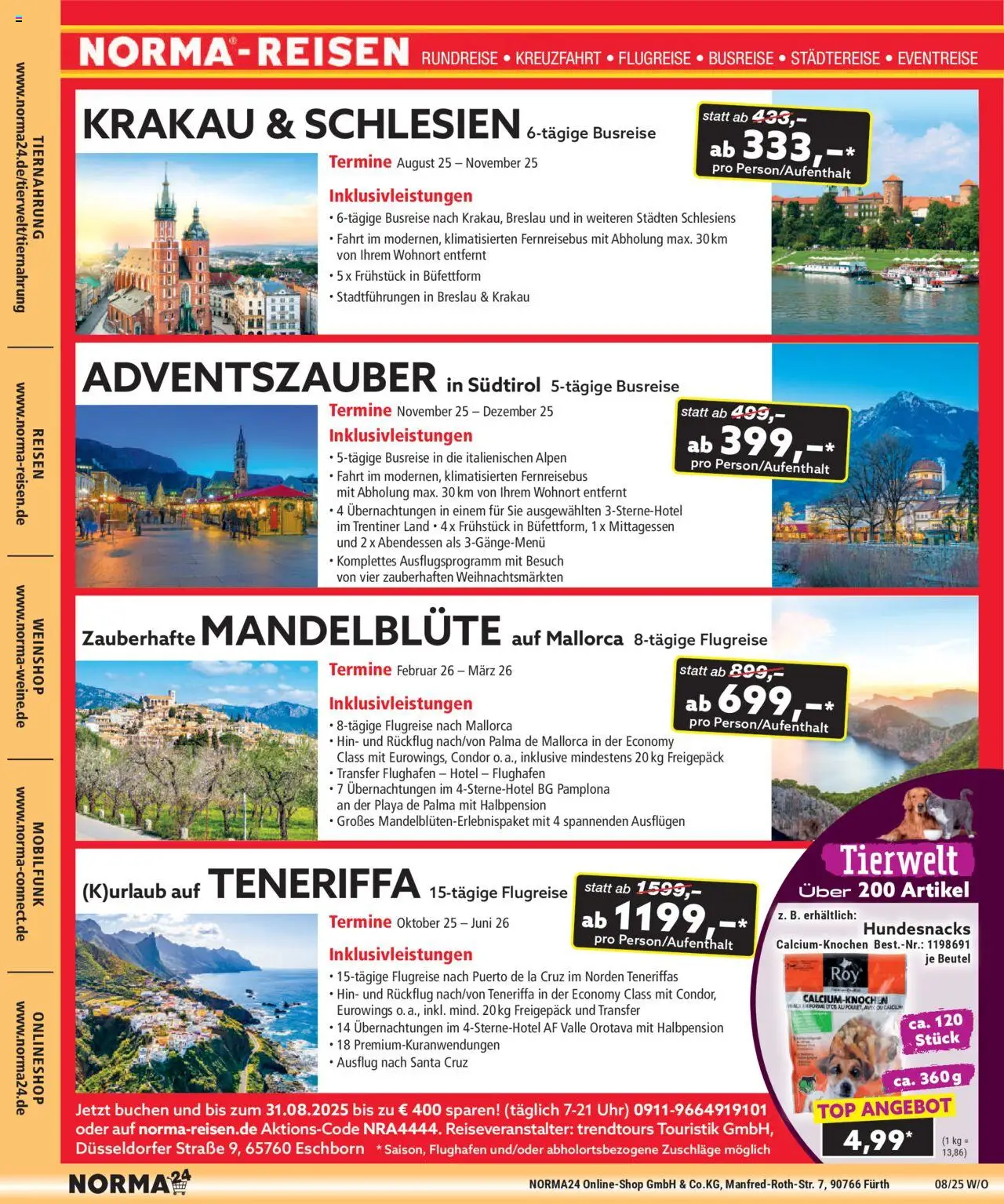Norma - Bestellmagazin August 2025 - gültig ab dem 01.08.2025 | Seite: 28 | Produkte: Top, Uhr