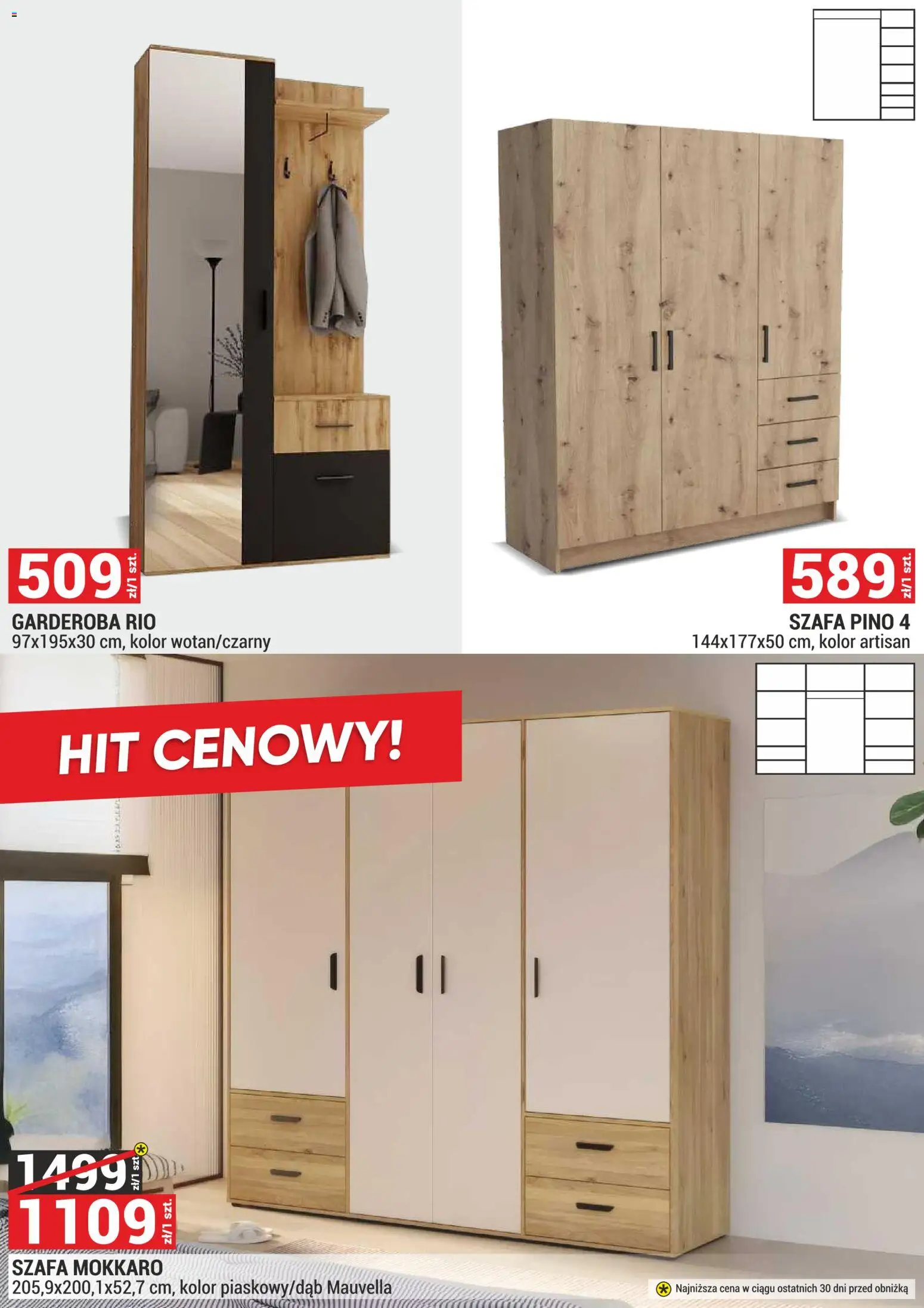 Merkury Market Gazetka - Meble, Wypoczynki, Materace od 02.01.2026 | Strona: 37 | Produkty: Szafa