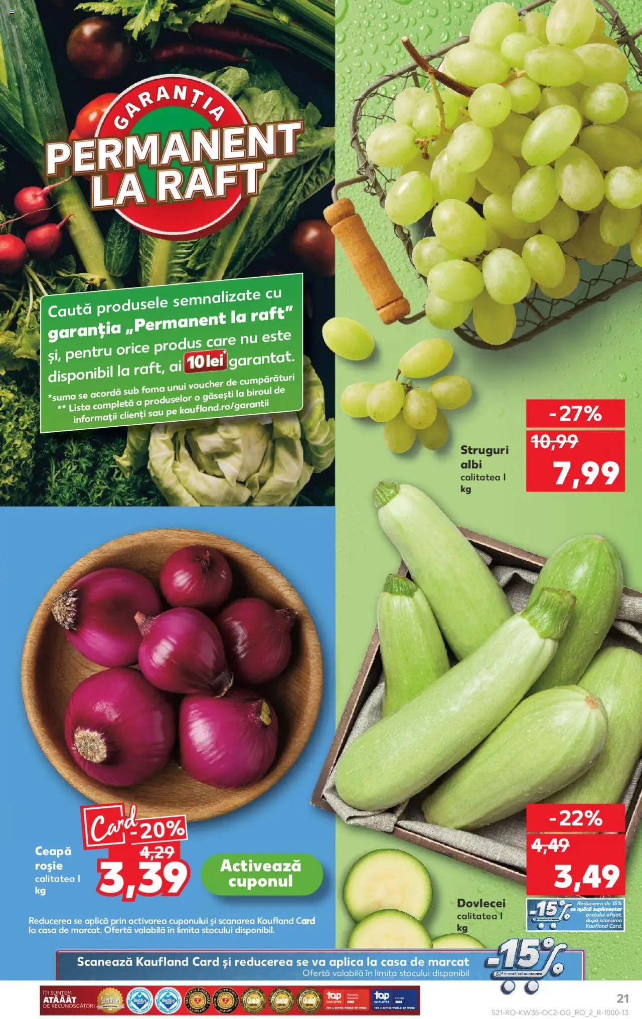 Kaufland RO akciós ujság - amely érvényes a következő dátumtól: 27.08.2025 | Oldal: 21