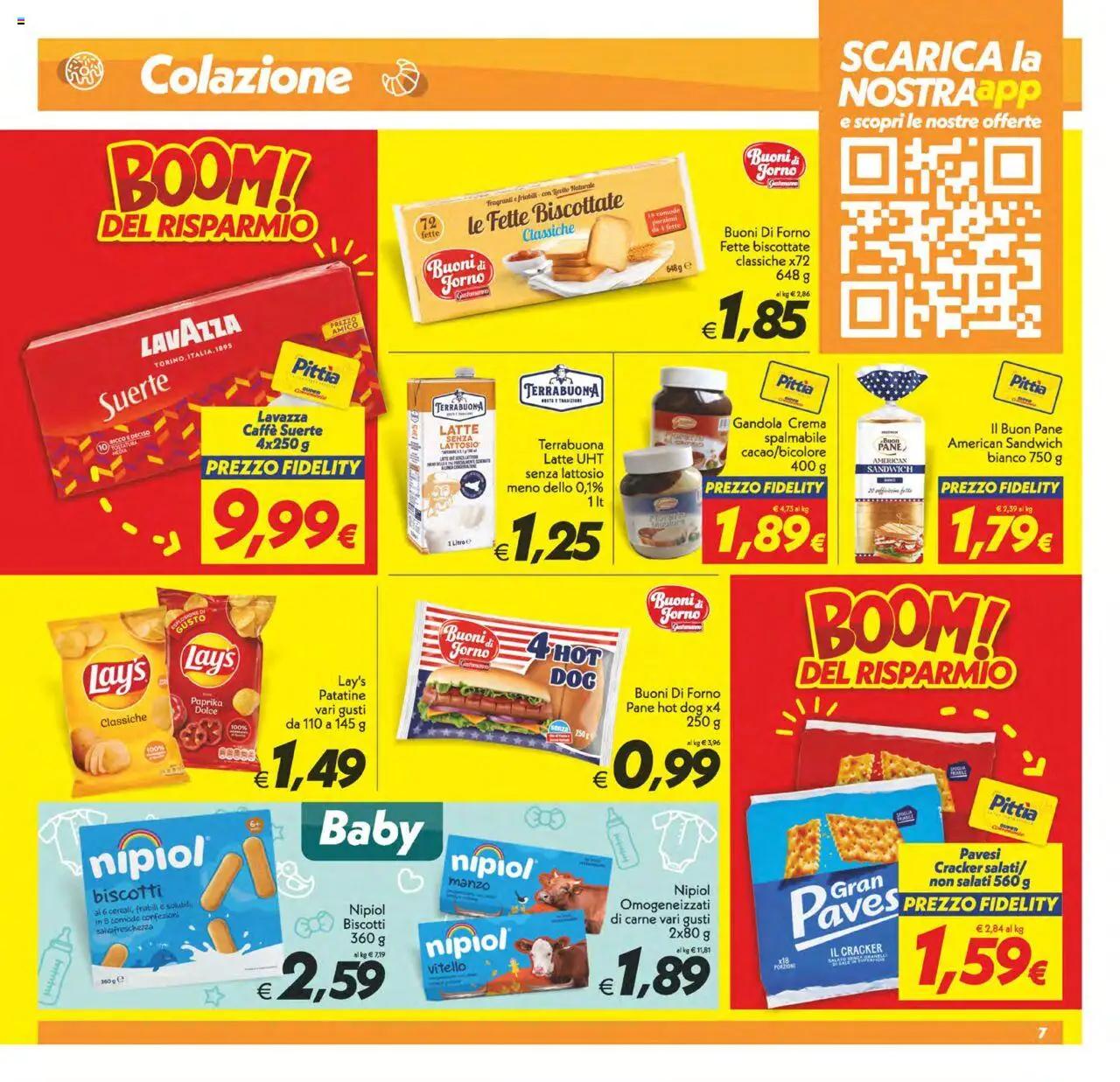 Volantino SuperConveniente del 23.09.2025 | Pagina: 7 | Prodotti: Pane, Caffè, Forno, Lavazza