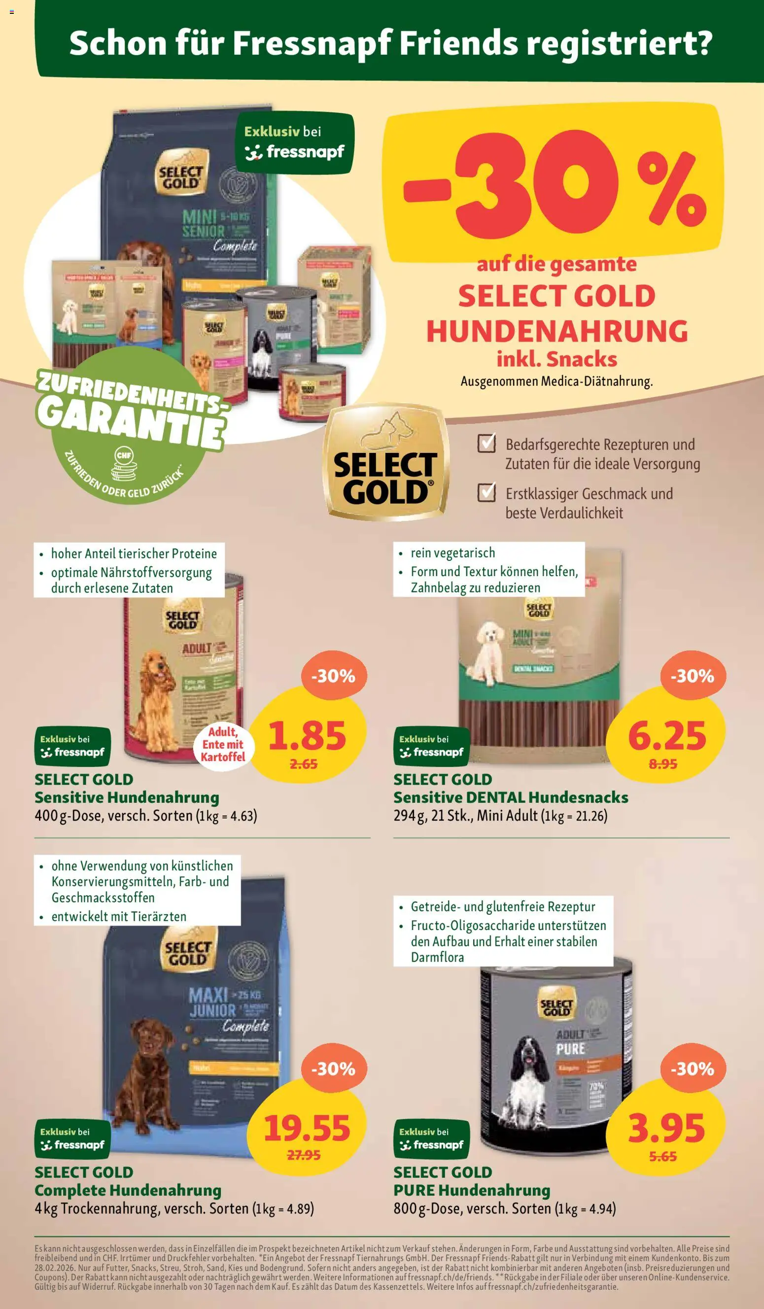 Fressnapf Aktionen – gültig ab 28.10.2025 | Seite: 2 | Produkte: Getreide