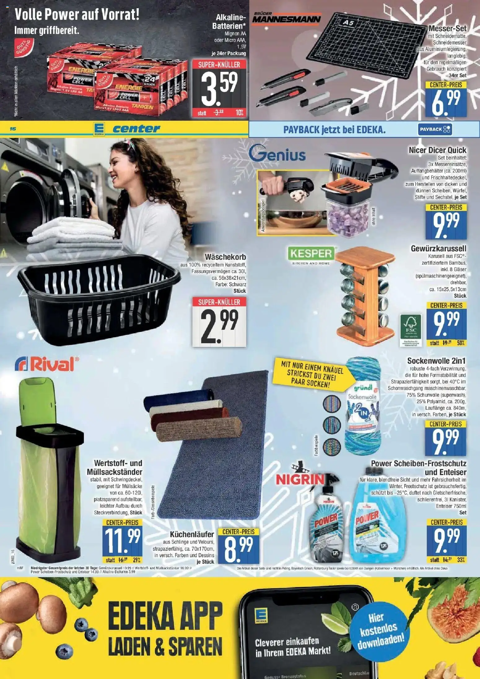 Edeka prospekt Bayerisch Gmain	 – gültig ab 11.01.2026 | Seite: 16 | Produkte: Socken