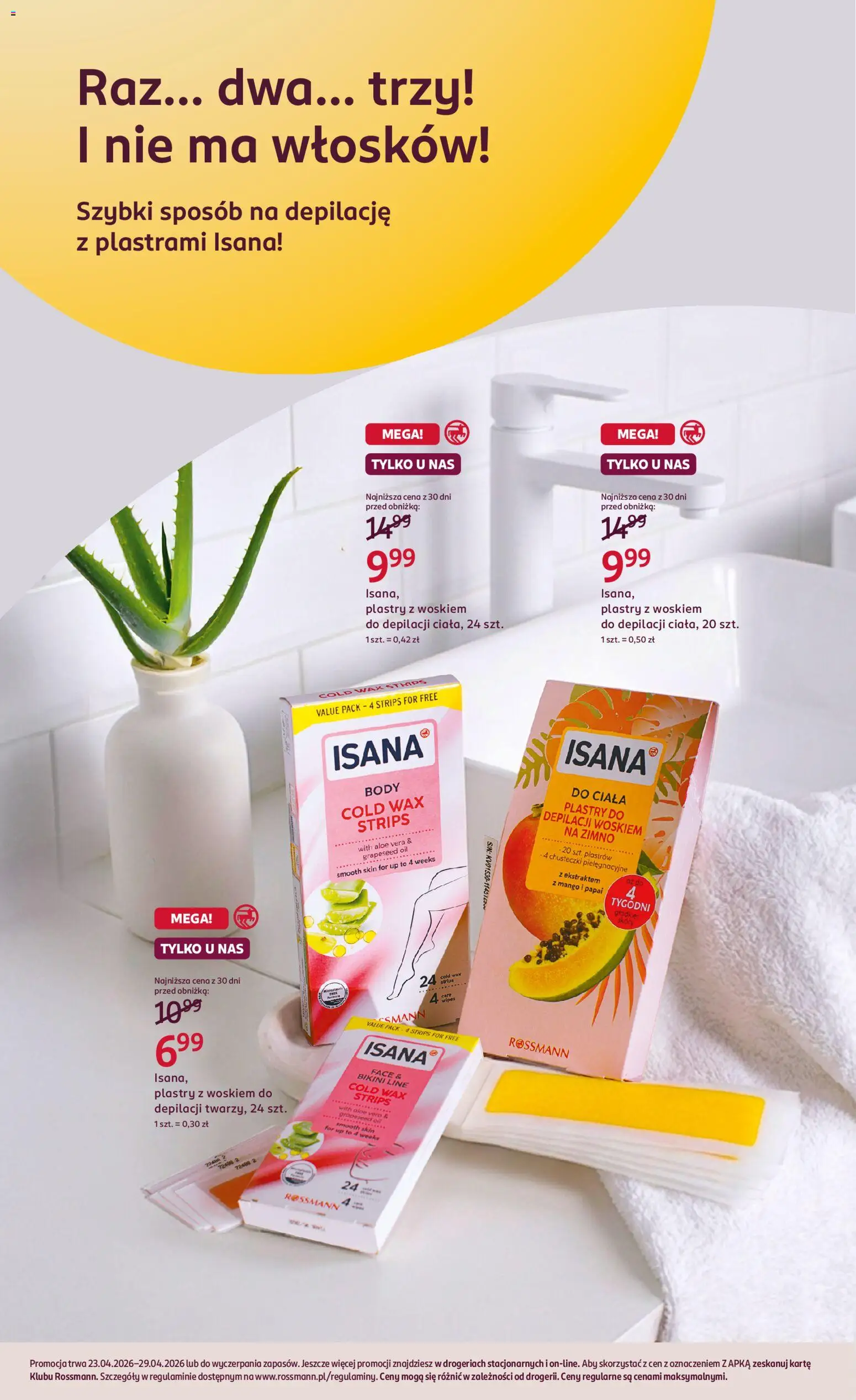 Rossmann gazetka od 23.04.2026 | Strona: 2 | Produkty: Mango, Body