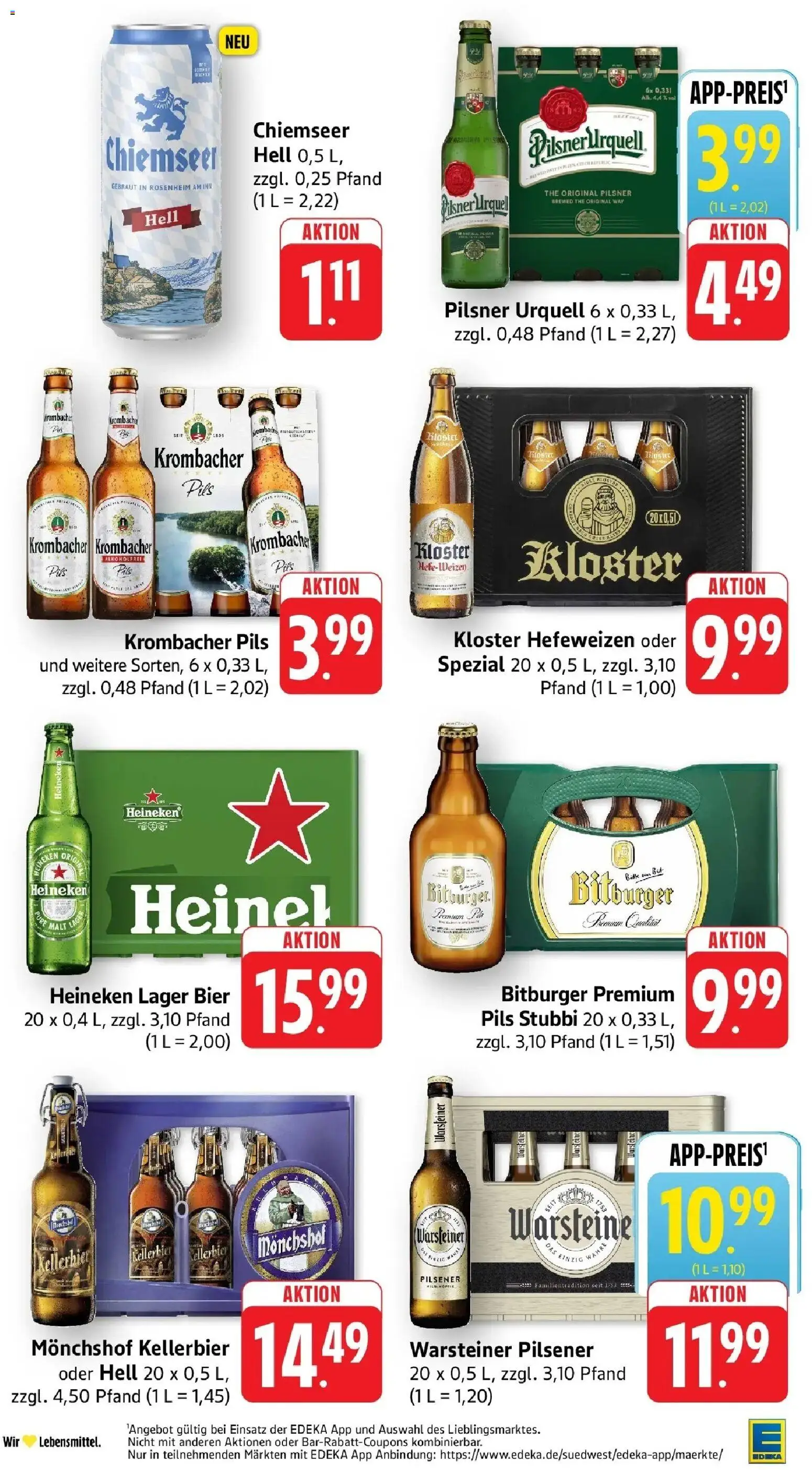 Angebote – gültig ab 16.03.2026 | Seite: 41 | Produkte: Monchshof, Pils, Heineken, Pilsner urquell