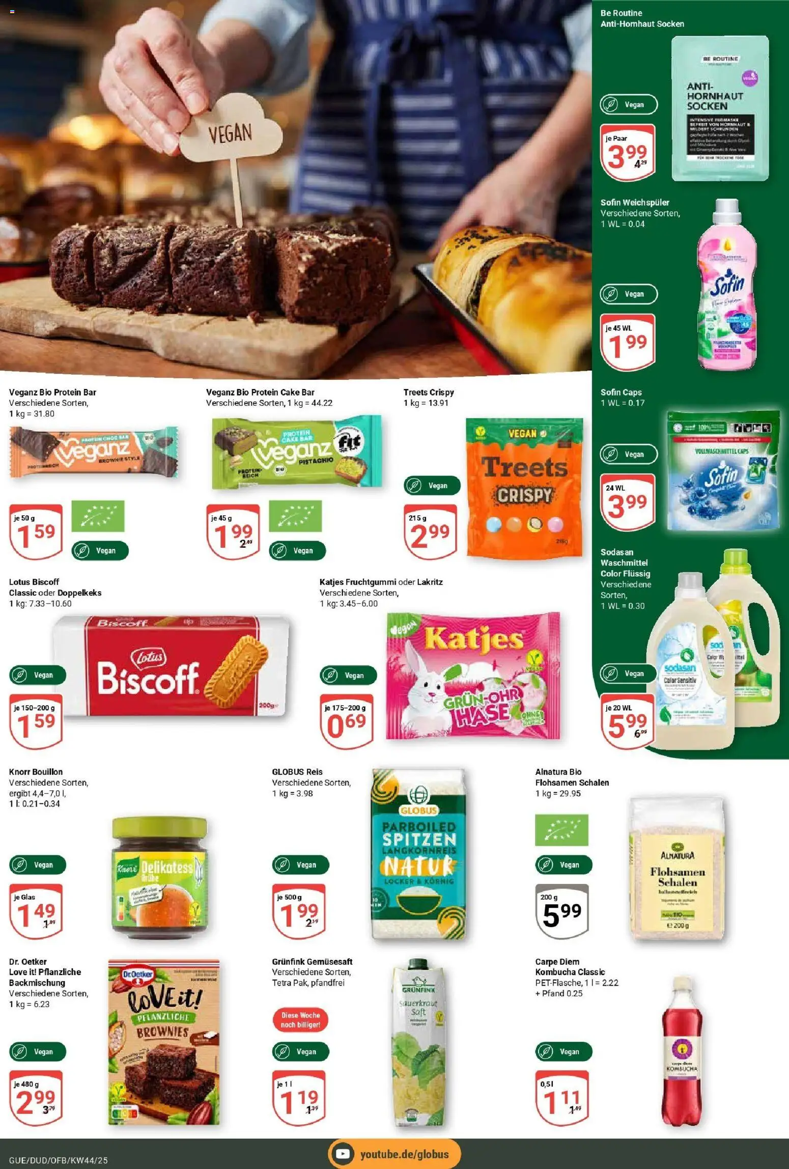 Globus prospekt Saarbrücken-Güdingen	 – gültig ab 26.10.2025 | Seite: 14 | Produkte: Katjes, Knorr, Waschmittel, Reis