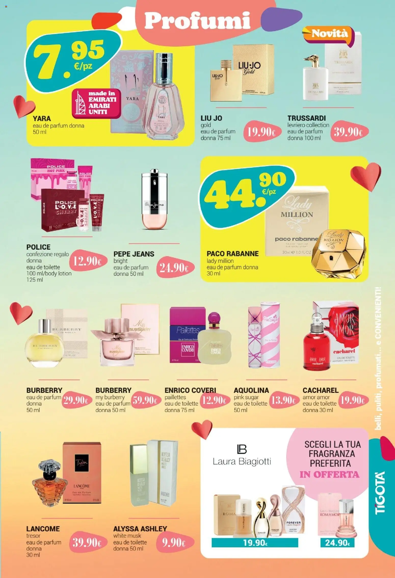 Volantino Tigotà del 01.02.2026 | Pagina: 3 | Prodotti: Pepe, Jeans, Fragranza