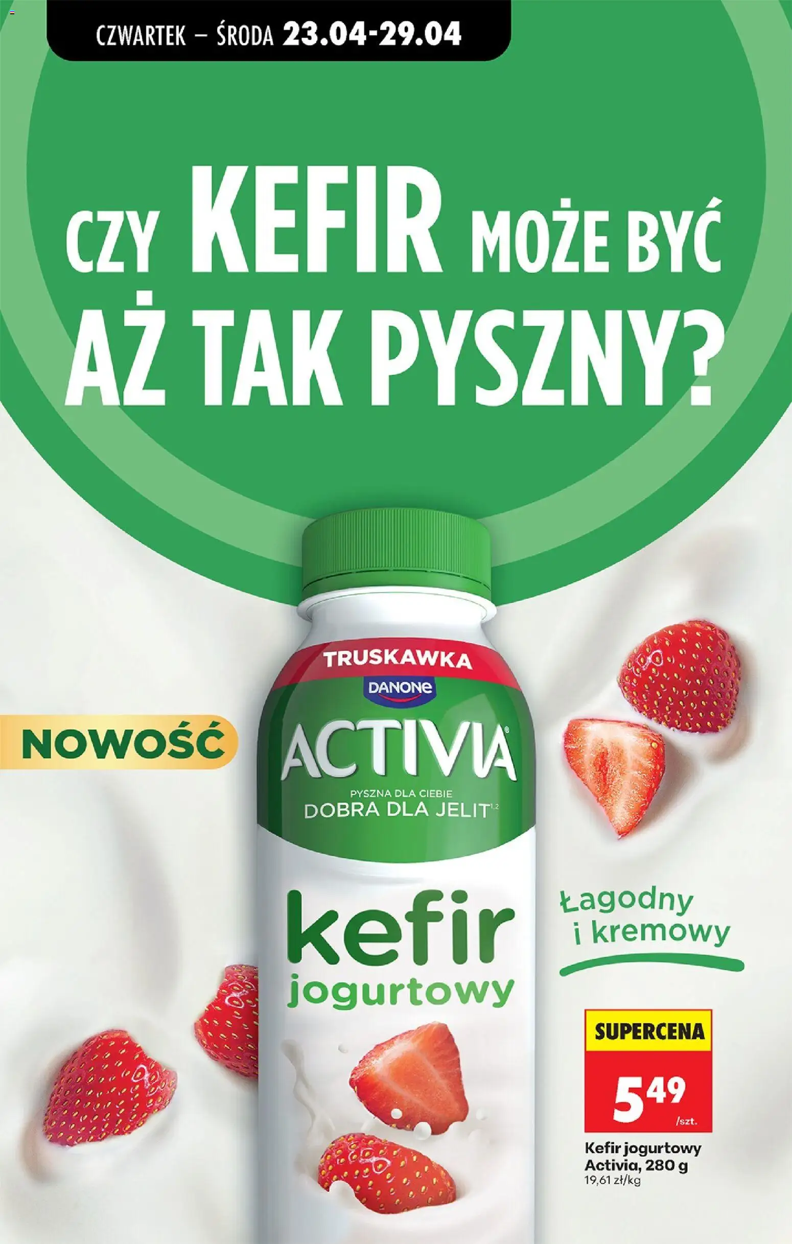 Biedronka gazetka od czwartku od 23.04.2026 | Strona: 66 | Produkty: Kefir