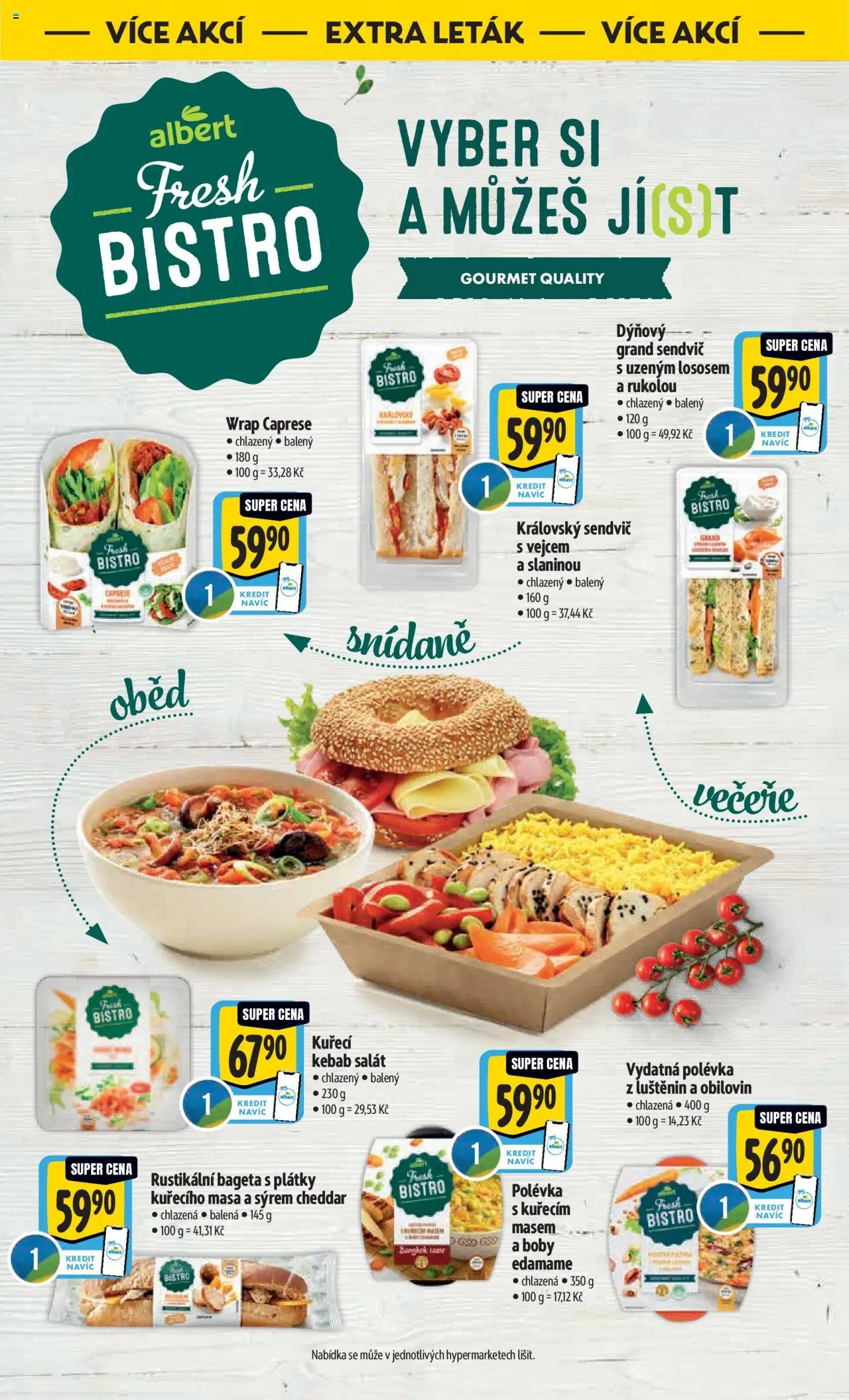 Albert leták - Hypermarket od 15.10.2025 | Strana: 51 | Produkty: Gourmet, Boby, Kebab, Bageta