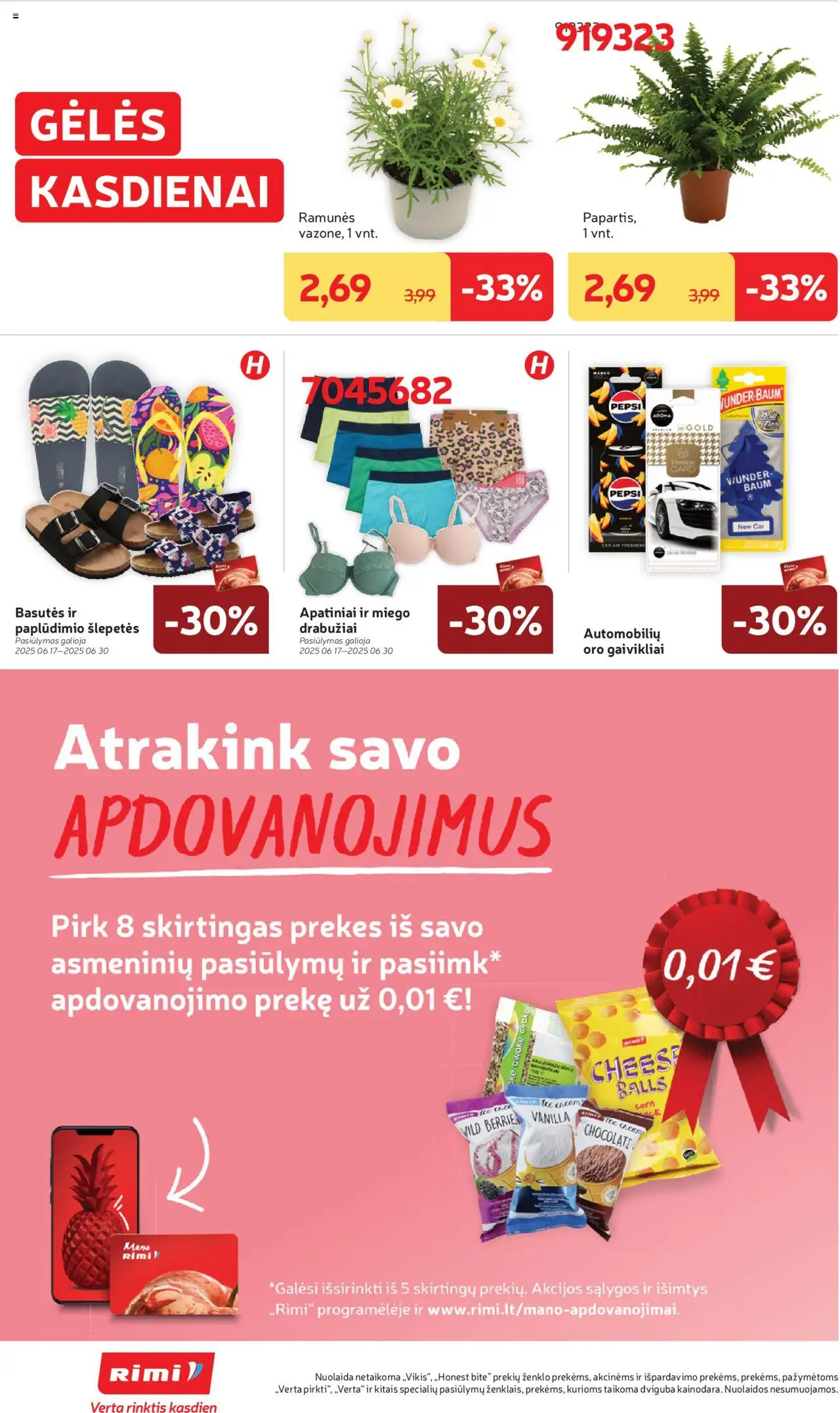 Rimi leidinys│galioja nuo 17.06.2025 | Puslapis: 31 | Prekių: Drabužiai, Šlepetės