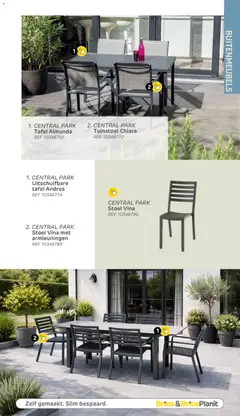 Brico Plan-it Tuincatalogus - Voorbeeld van een folder van Brico Plan-it, geldig van 10.03.2026 | Pagina: 19 | Producten: Tafel, Stoel