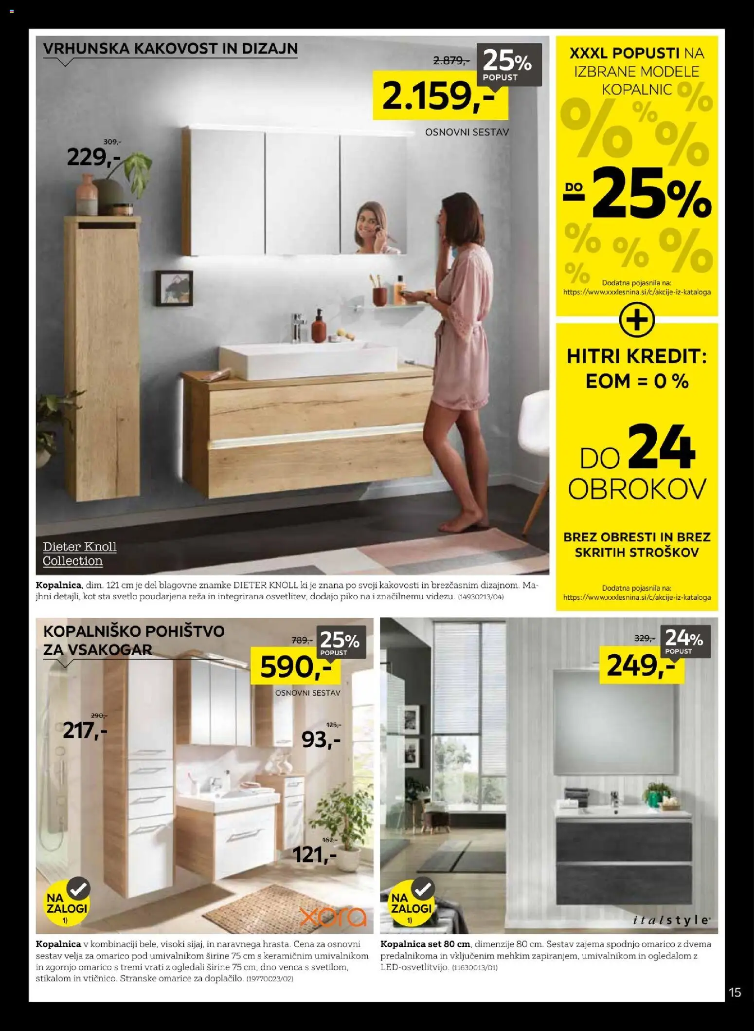 Novi XXXL Lesnina katalog ponudbe – veljaven od 17.11.2025 | Stran: 15 | Izdelki: Pohištvo