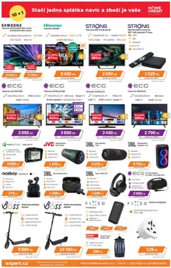 Expert elektro leták od 17.07.2025 | Strana: 3 | Produkty: Mikrofon, Elektrokoloběžka, Adaptér, Televize