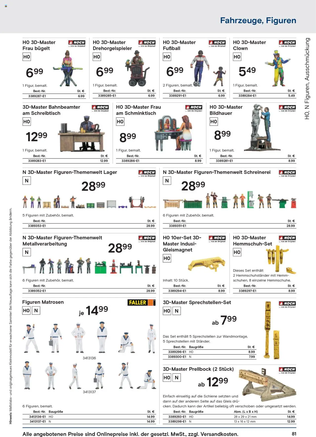 Conrad  Modellbahn Katalog – gültig ab 25.08.2025 | Seite: 83 | Produkte: Schminktisch, Fußball