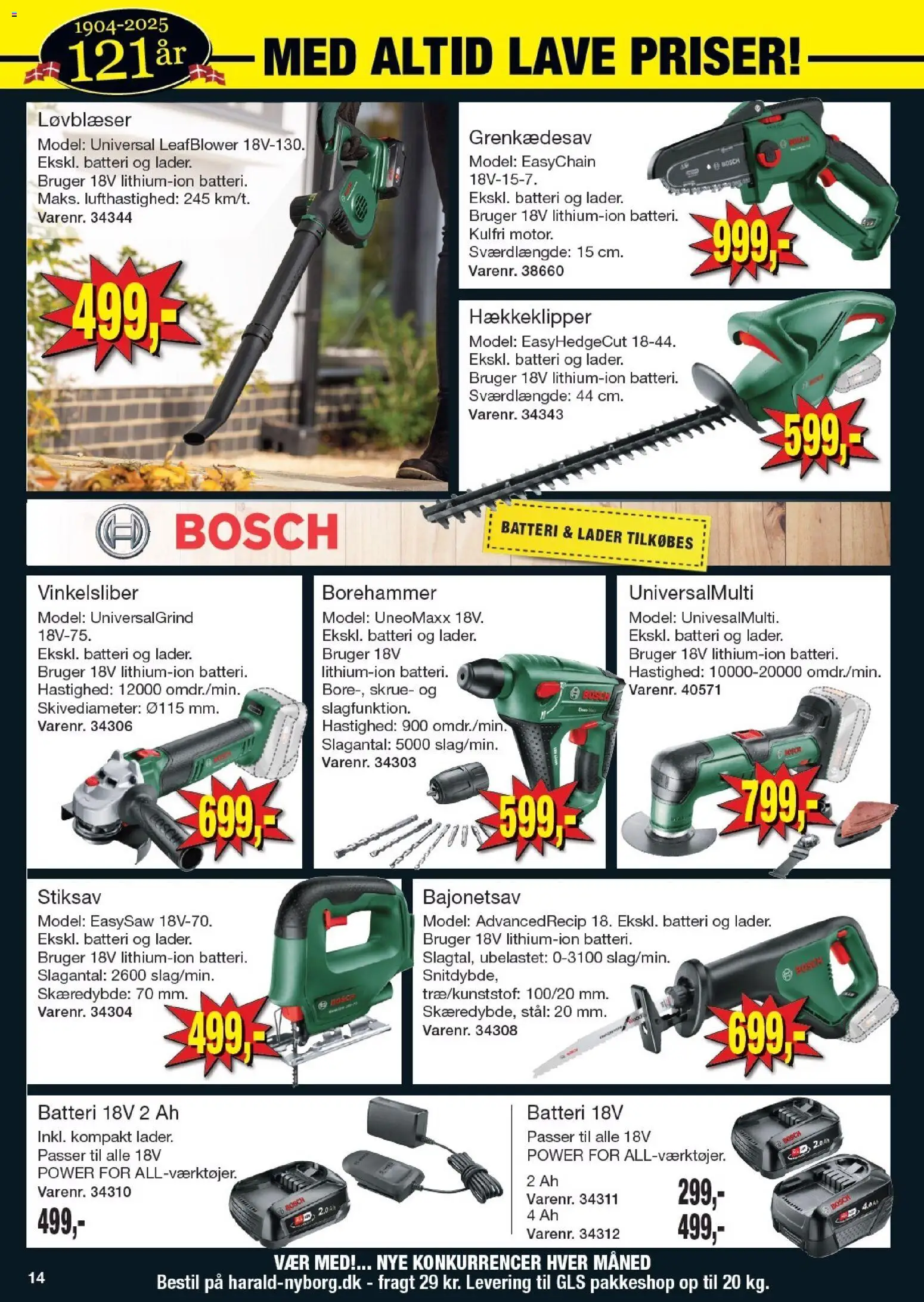 Harald Nyborg tilbudsavis – gyldig fra 27.11.2025 | Side: 14 | Produkter: Skrue, Batteri