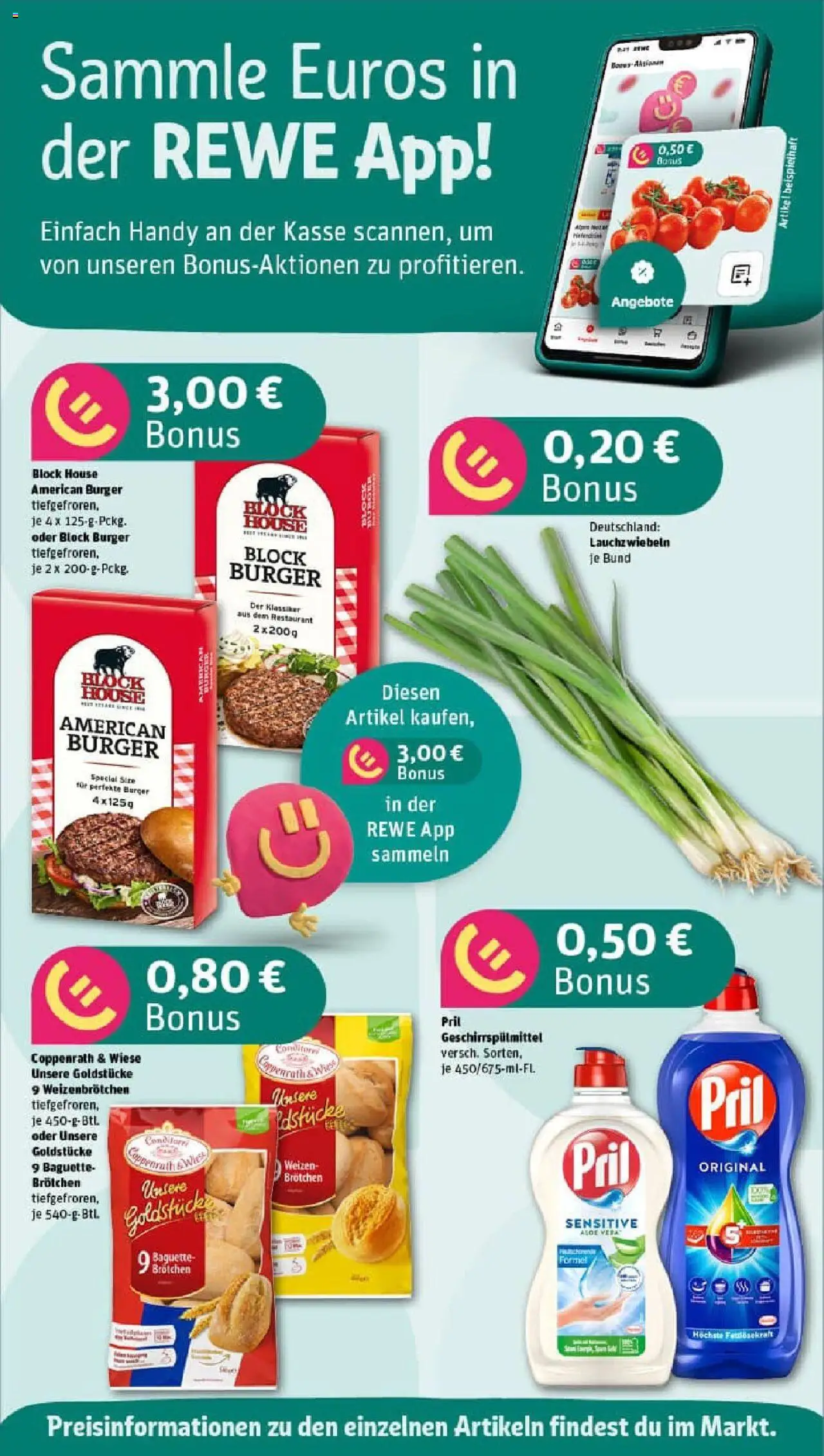 Rewe prospekt Iserlohn	 - gültig ab dem 20.07.2025 | Seite: 2 | Produkte: Burger, Baguette, Geschirrspülmittel, Pril