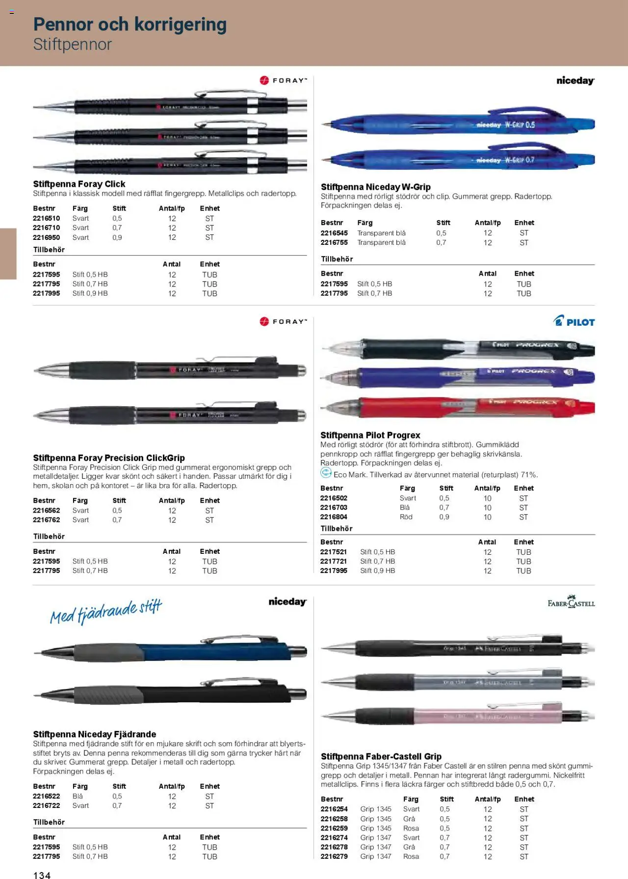 Office Depot reklamblad aktuell från 01.02.2025 | Sida: 136 | Produkter: Penna