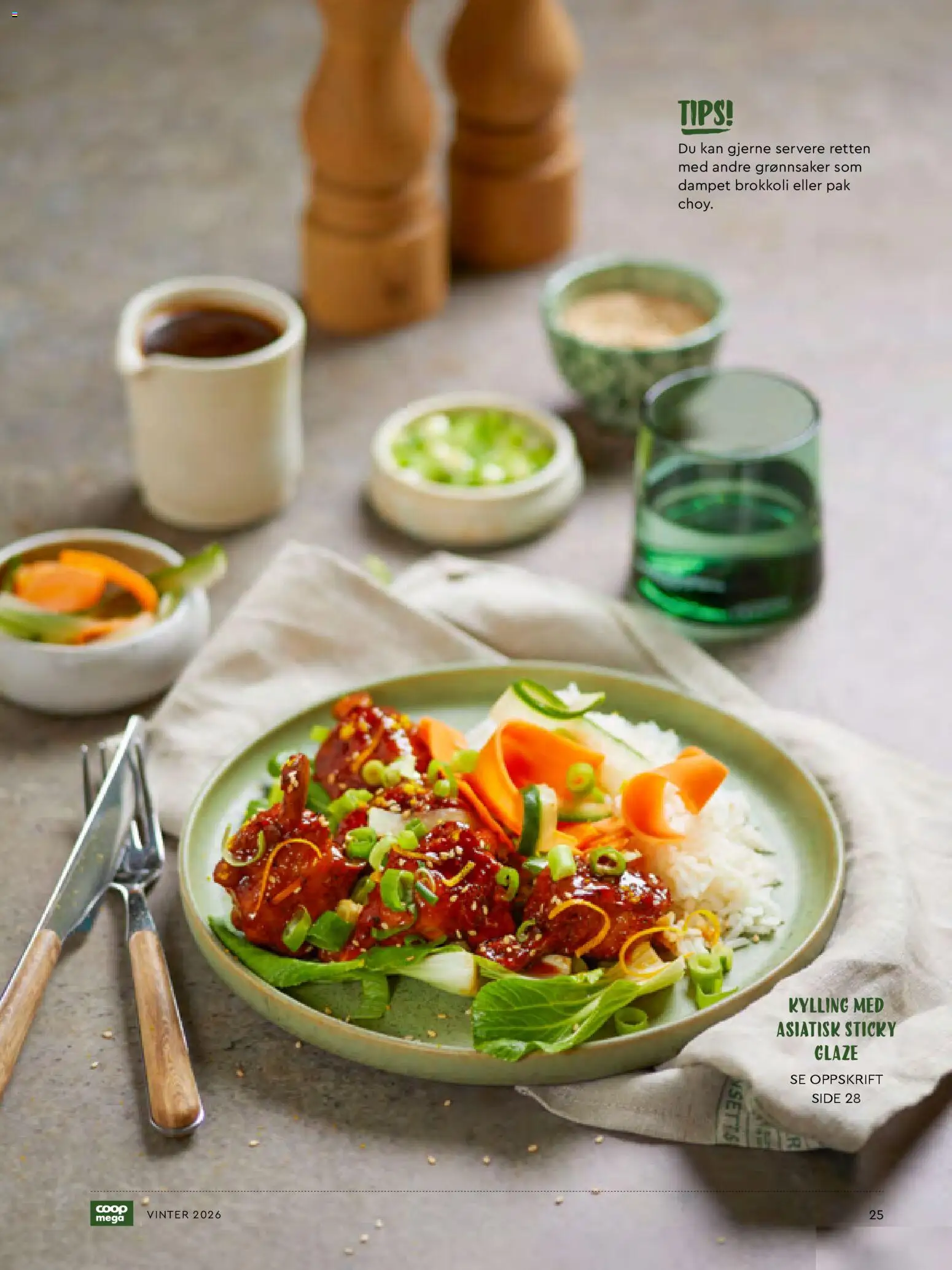 {H1} | Side: 25 | Produkter: Kylling, Umetna rastlina, Brokkoli