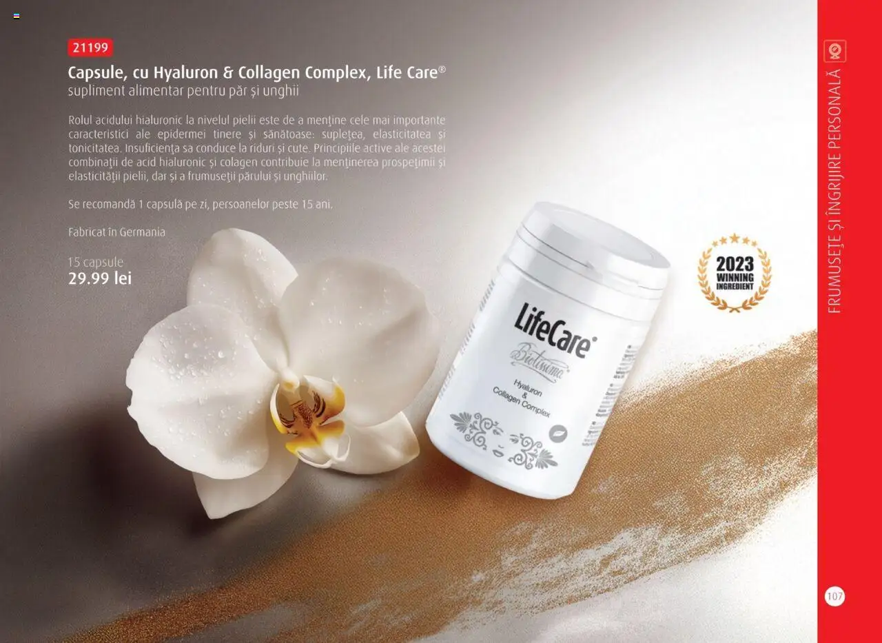Life Care catalog - Aprilie/Octombrie – valabil de la 01.04.2025 | Pagină: 109 | Produse: Pește