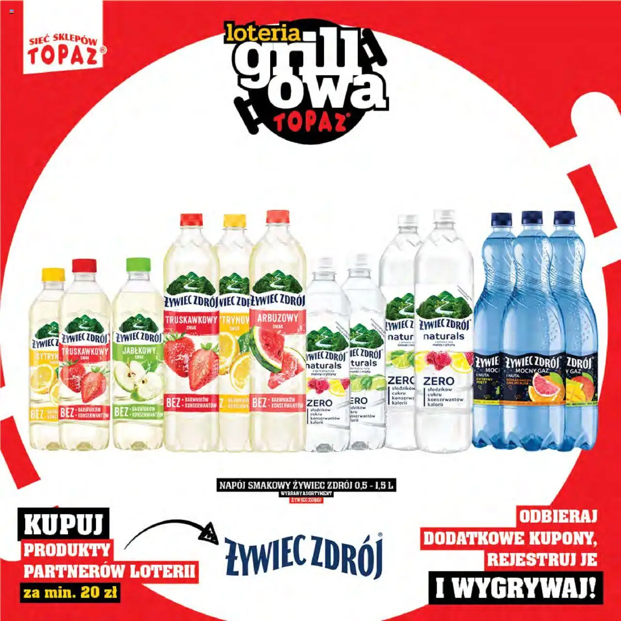 Topaz Gazetka - Katalog produktów Loteria Grillowa od 25.04.2025 | Strona: 62 | Produkty: Woda żywiec, Maliny, Cytryny, Woda