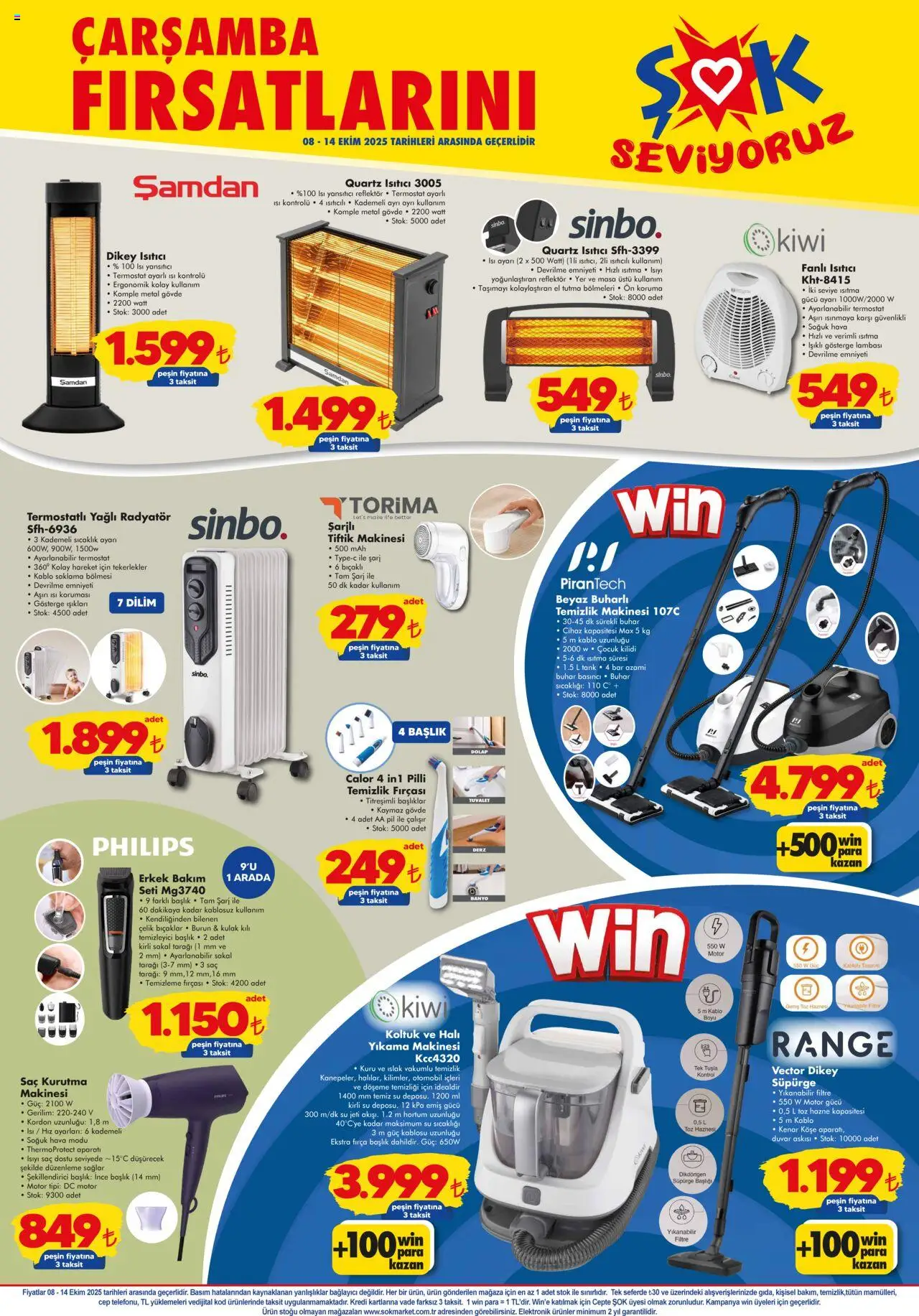 Şok Market Katalog - 08.10.2025 tarihinden itibaren geçerlidir | Sayfa: 6 | Ürünler: Banyo, Halı, Su, Kablo