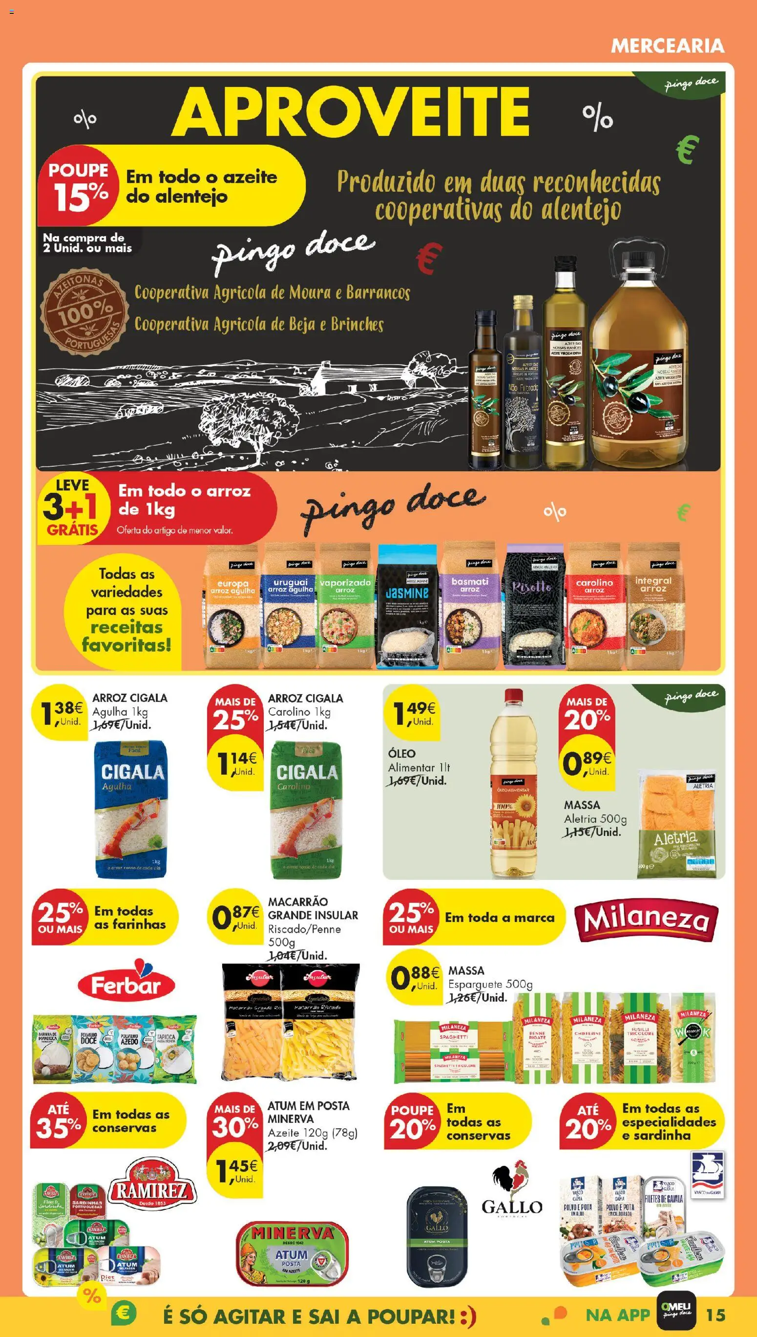 Pingo Doce Poupe Esta Semana Madeira │ válido de 11.11.2025 | Página: 15 | Produtos: Azeitonas, Polvo, Sardinhas, Massa